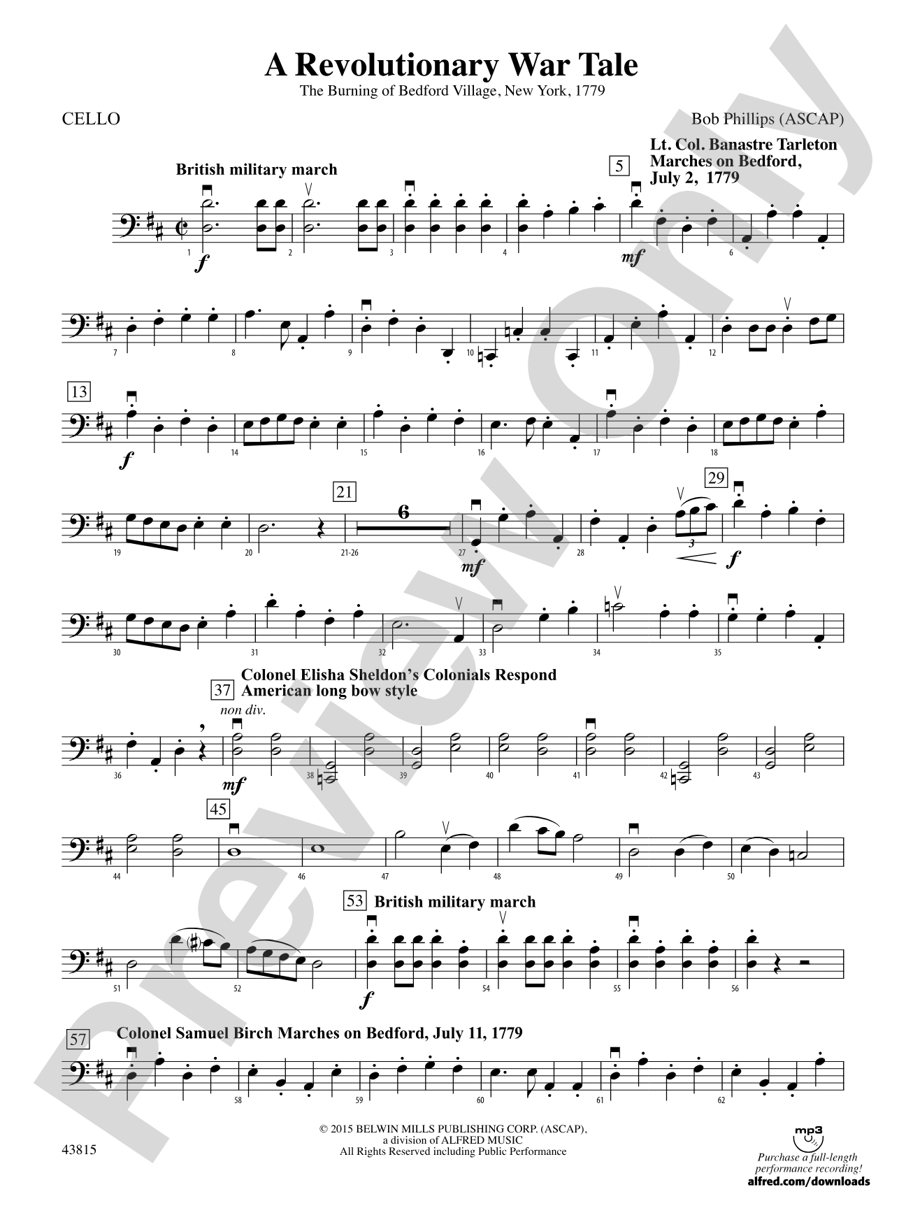 A Revolutionary War Tale: Cello