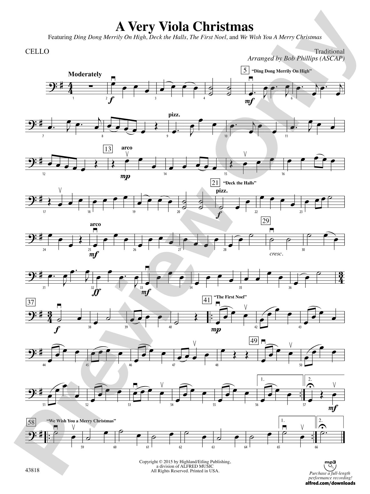 A Very Viola Christmas: Cello