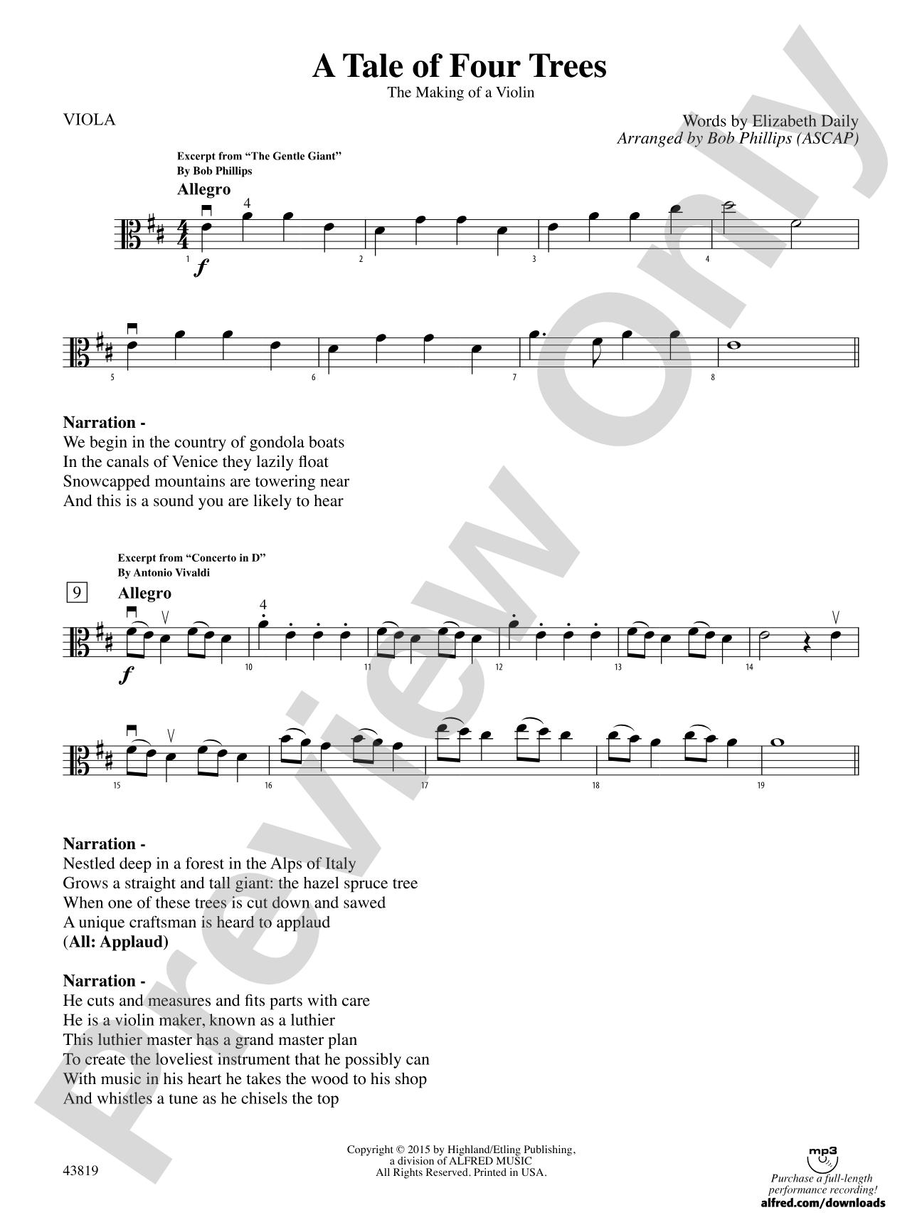 A Tale of Four Trees: Viola