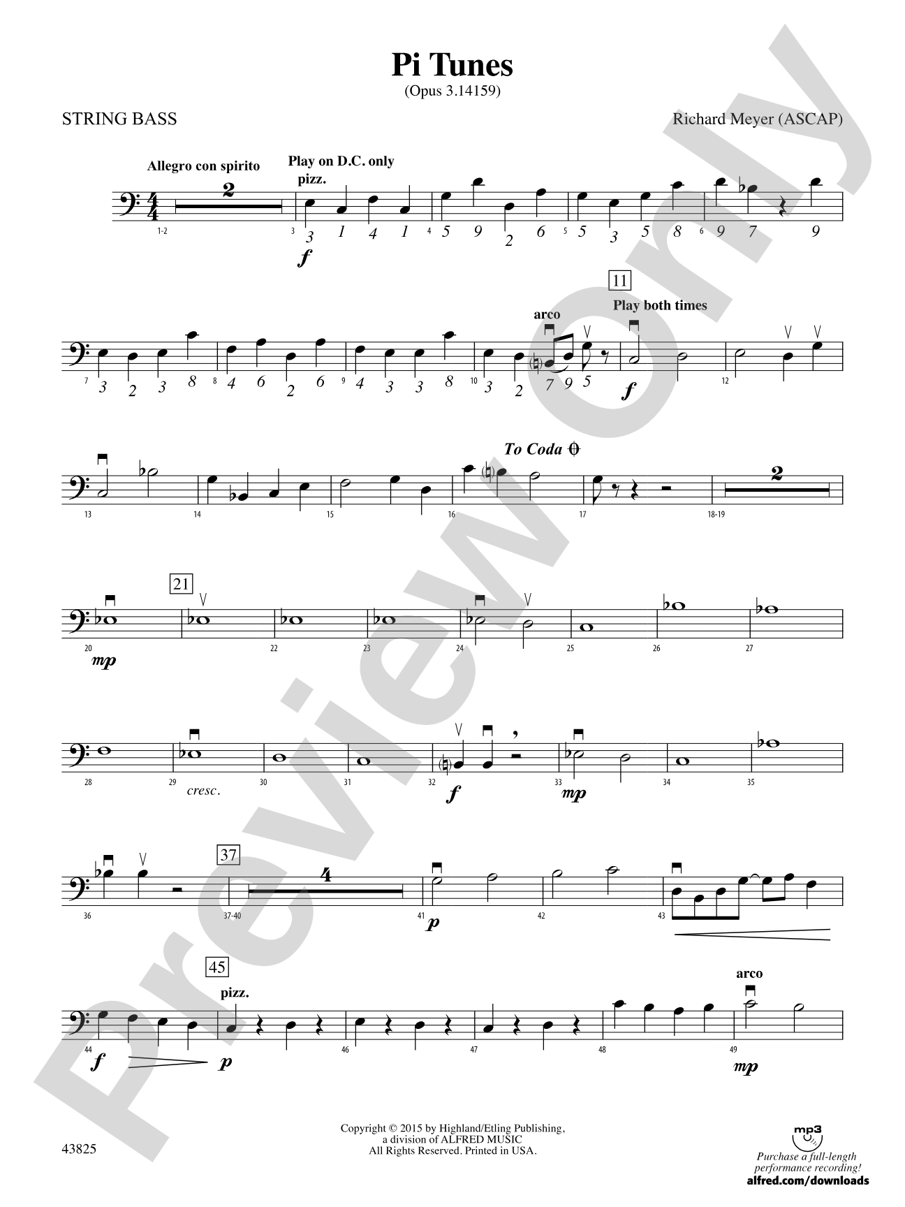 Pi Tunes: String Bass