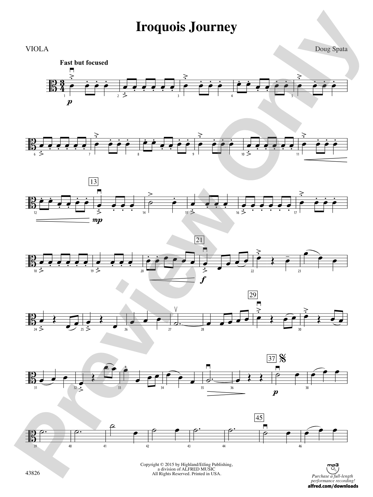 Iroquois Journey: Viola