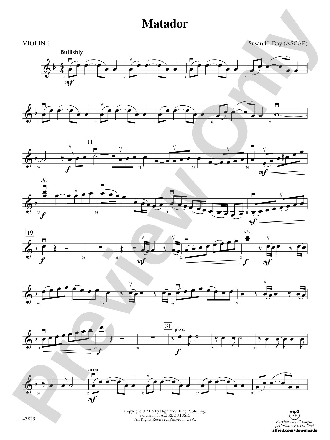 Matador: 1st Violin