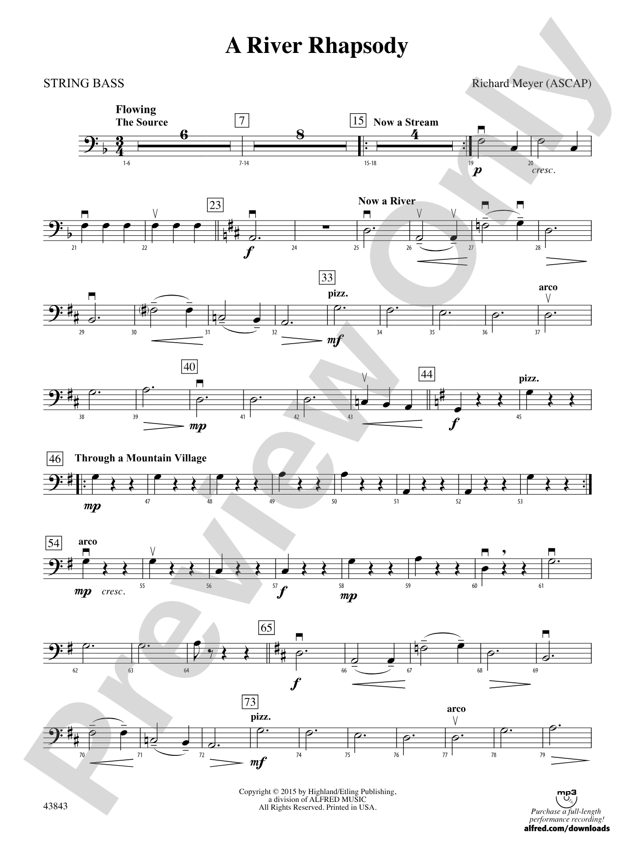 A River Rhapsody: String Bass