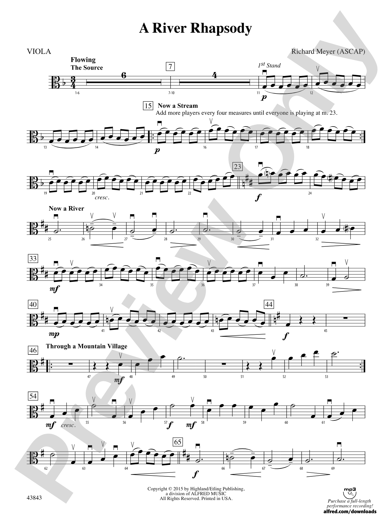 A River Rhapsody: Viola