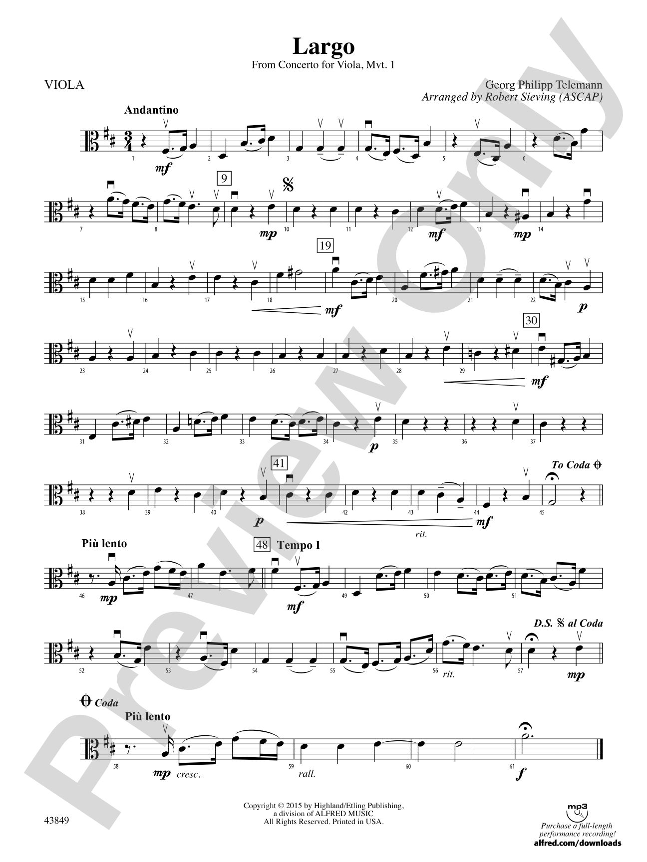 Largo: Viola