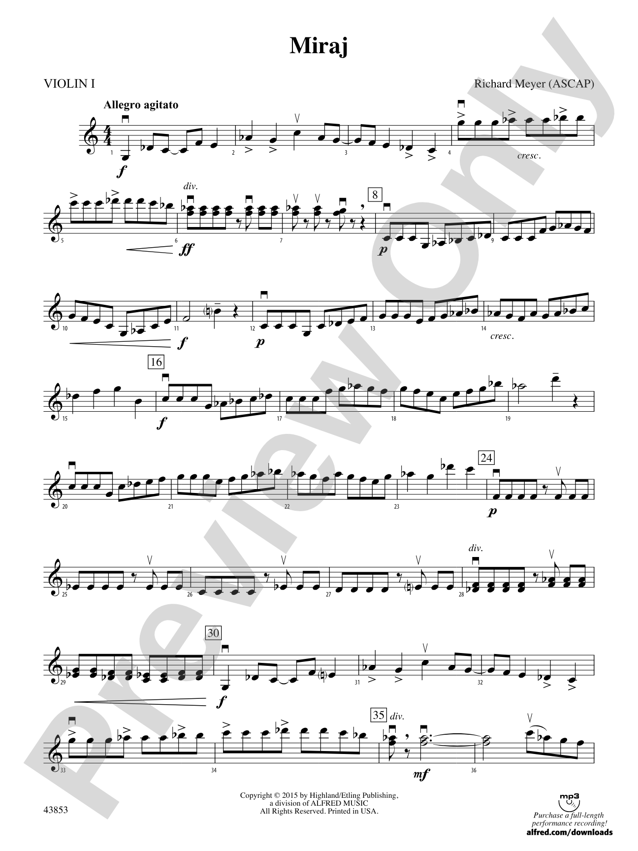 Miraj: 1st Violin