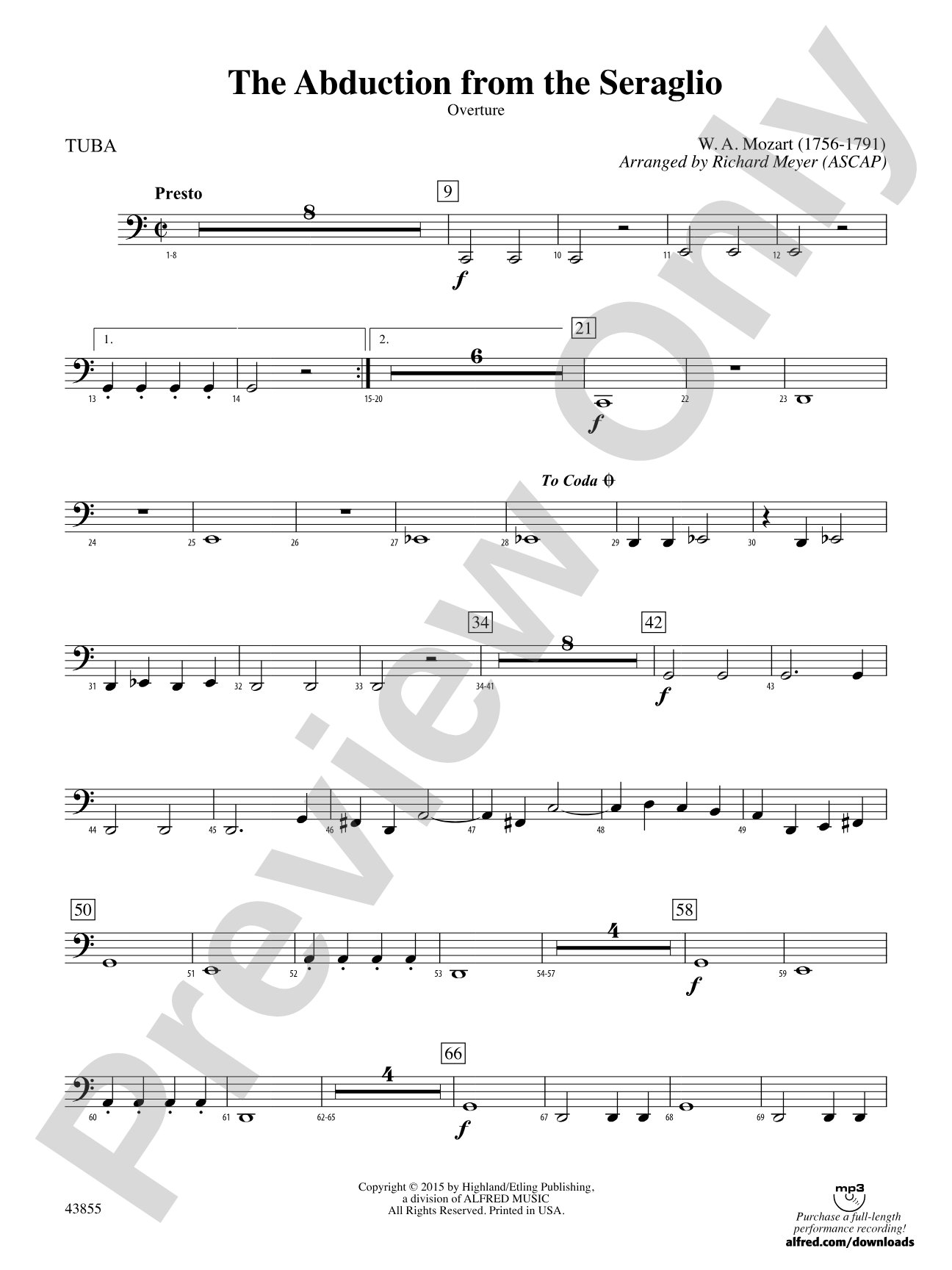 The Abduction from the Seraglio: Tuba