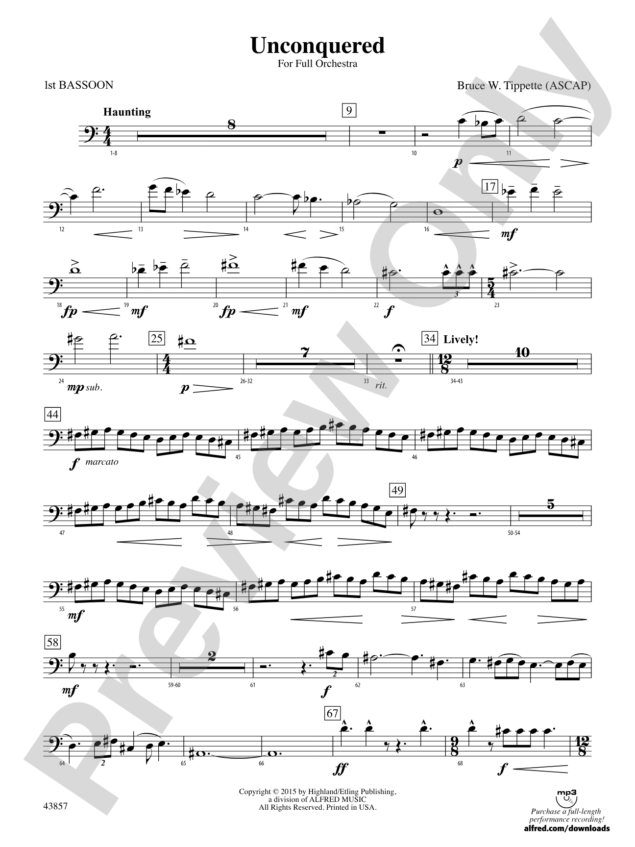 Unconquered: Bassoon