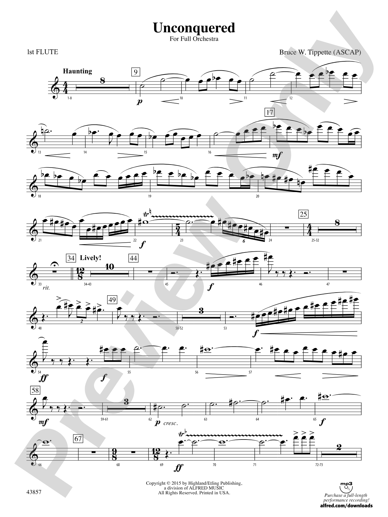Unconquered: Flute