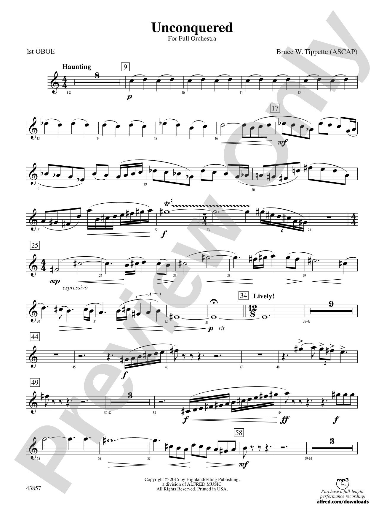 Unconquered: Oboe
