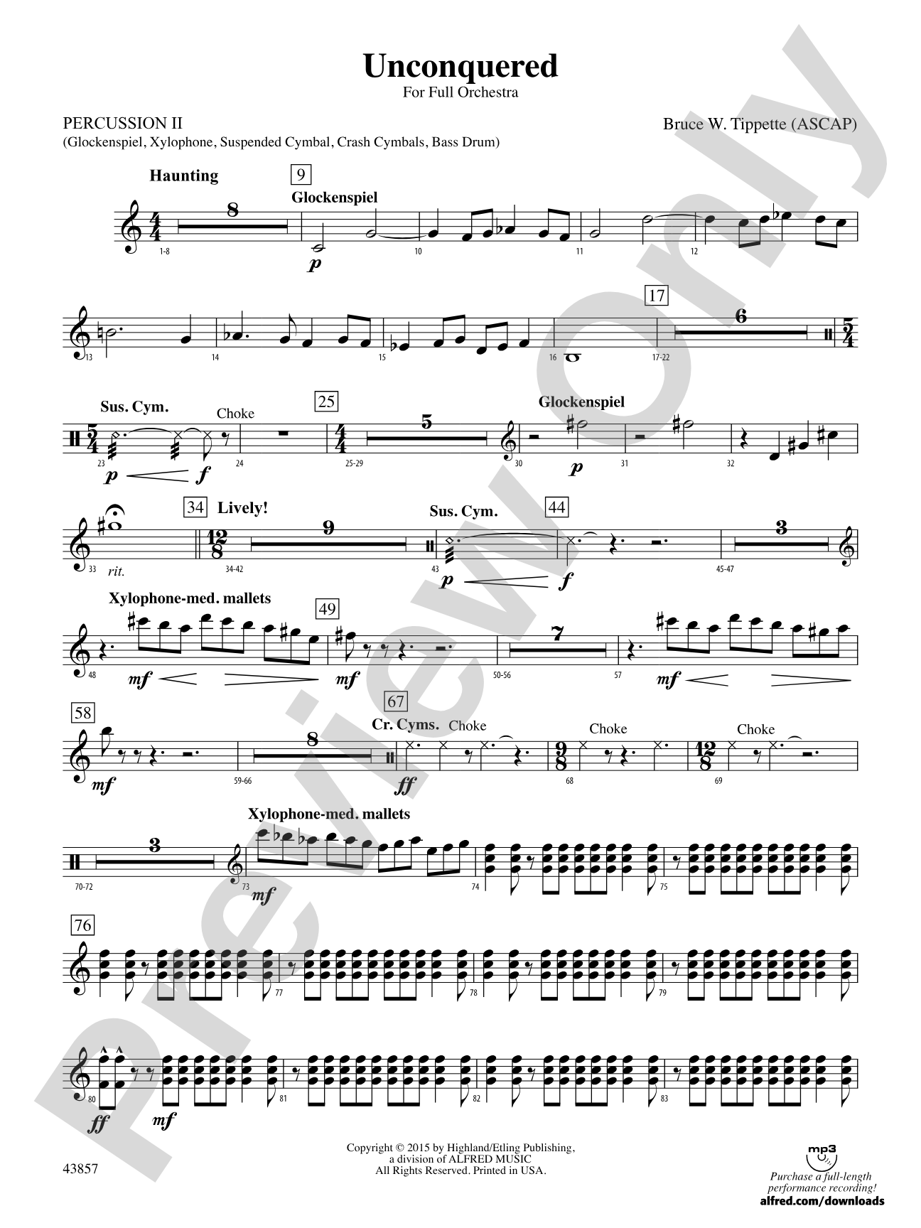 Unconquered: 2nd Percussion