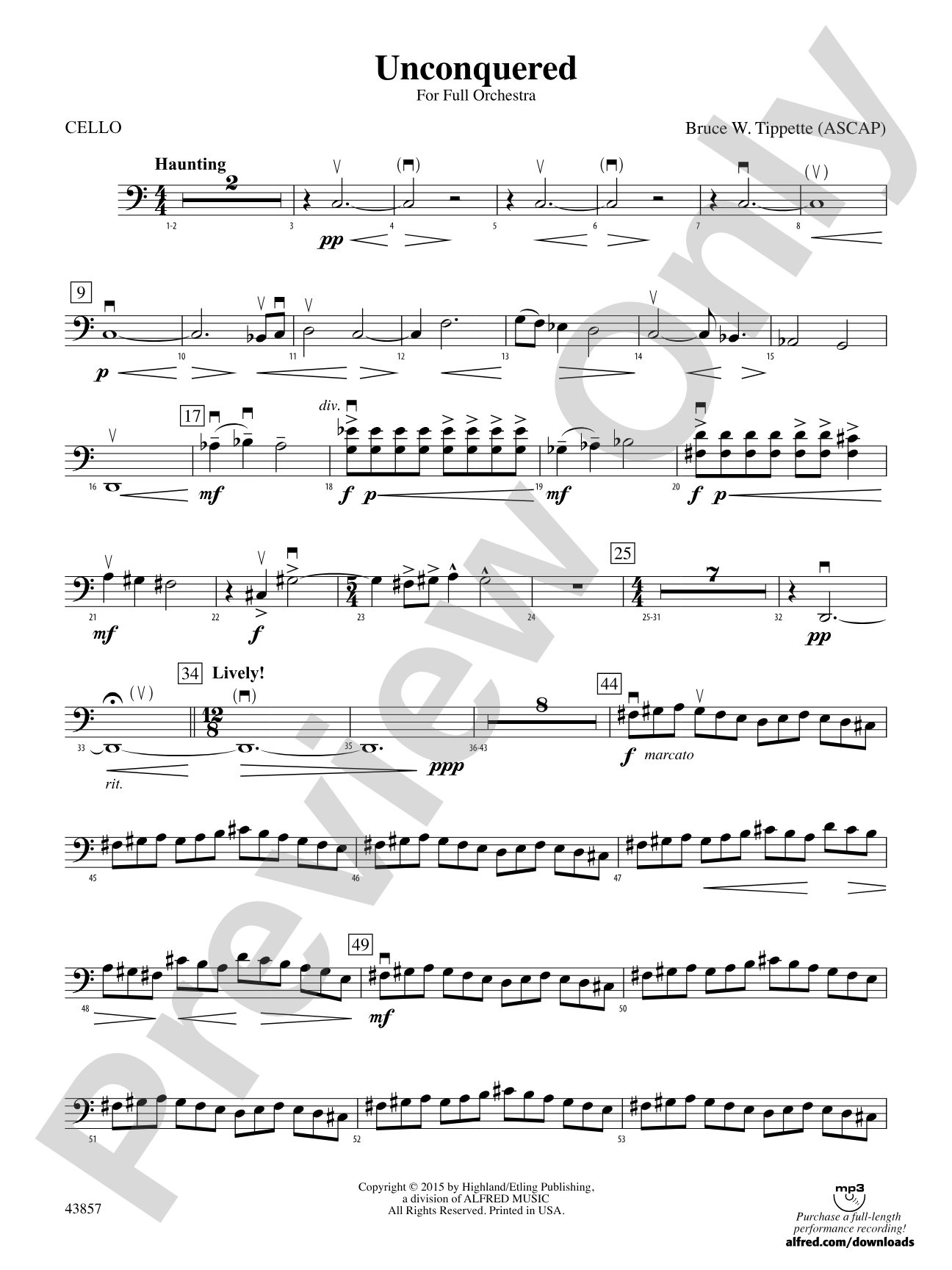 Unconquered: Cello