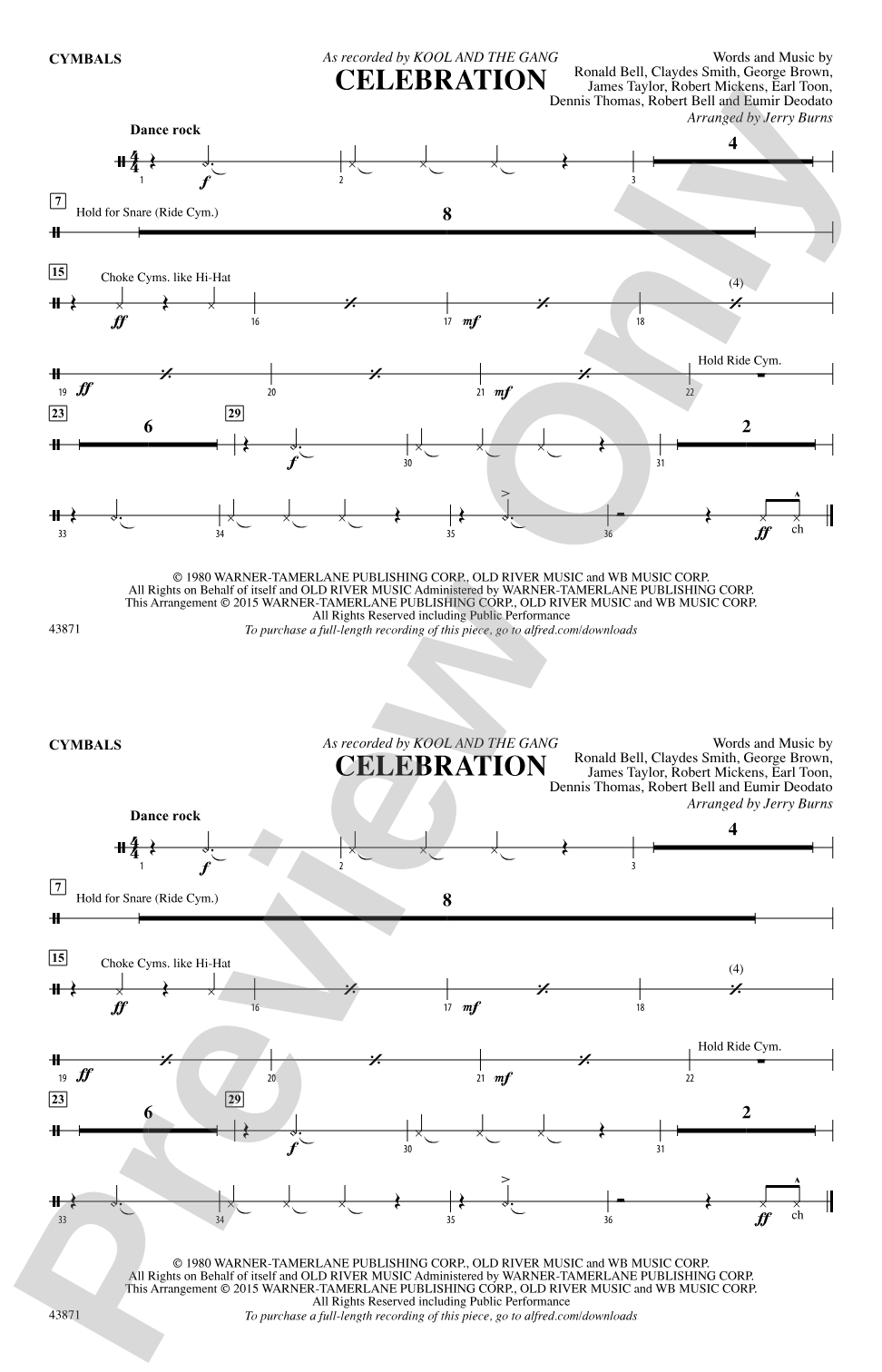 Celebration: Cymbals