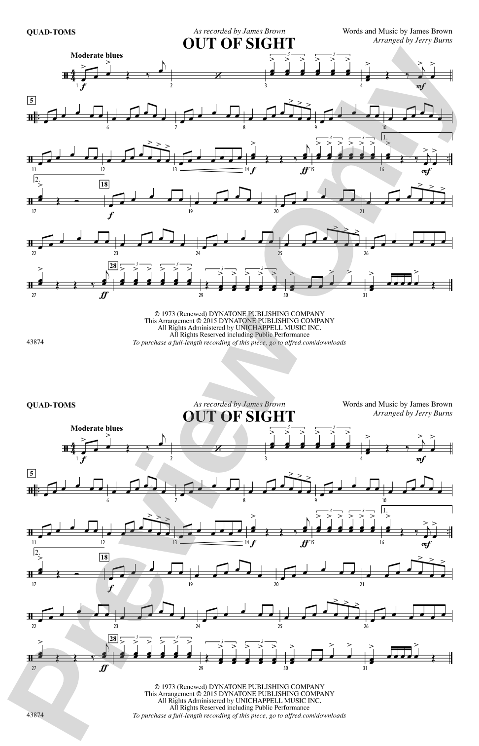 Out of Sight: Quad-Toms