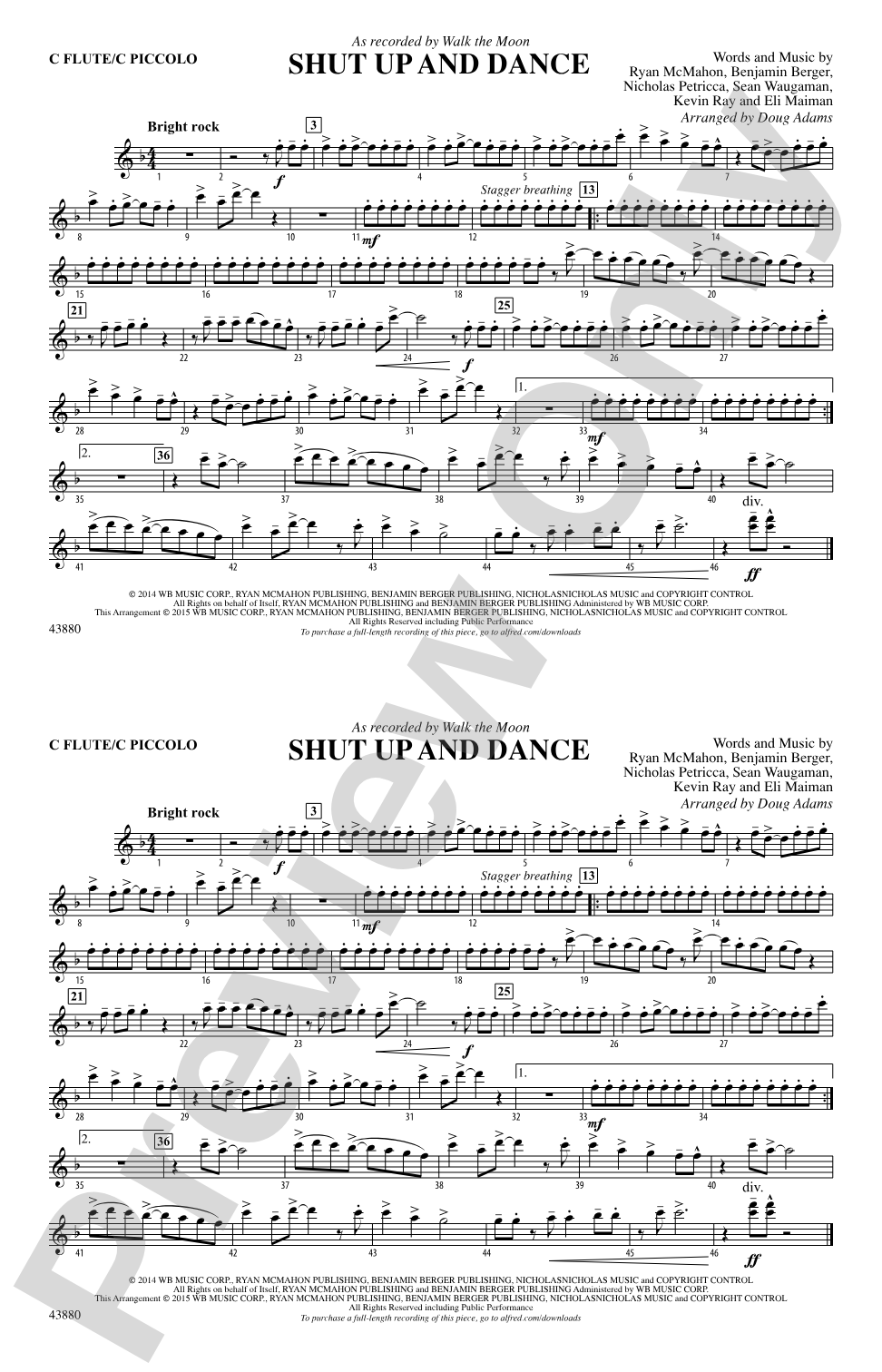 Shut Up and Dance: Flute
