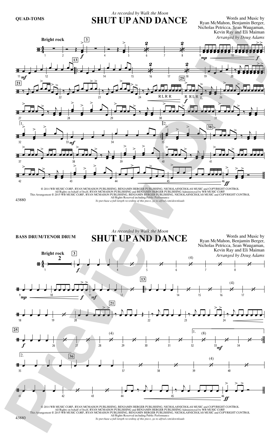 Shut Up and Dance: Quad-Toms