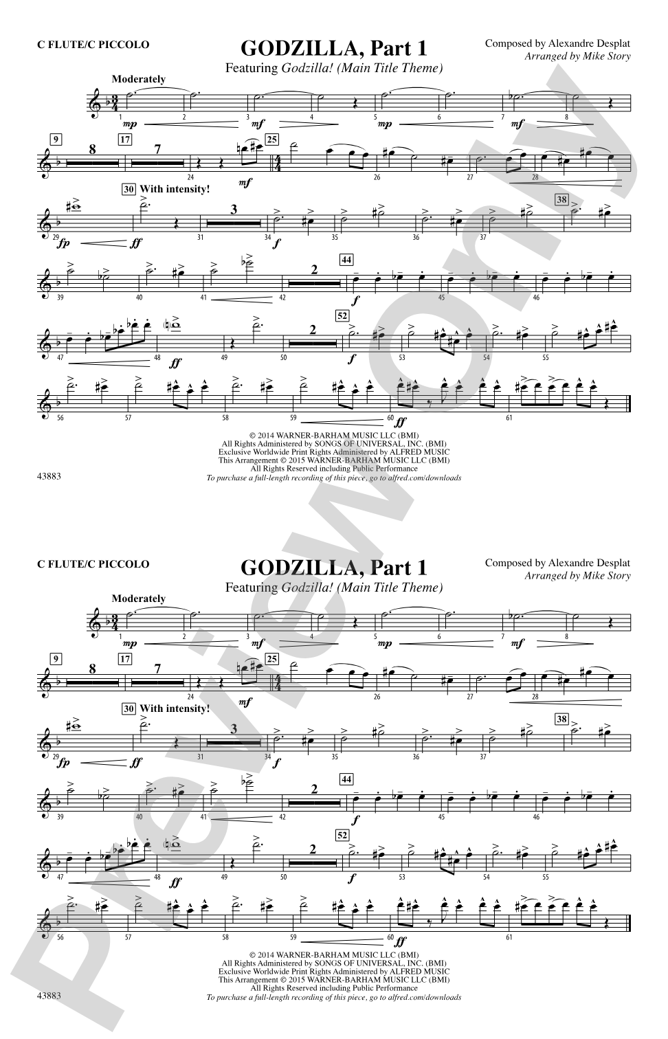 Godzilla, Part 1: Flute