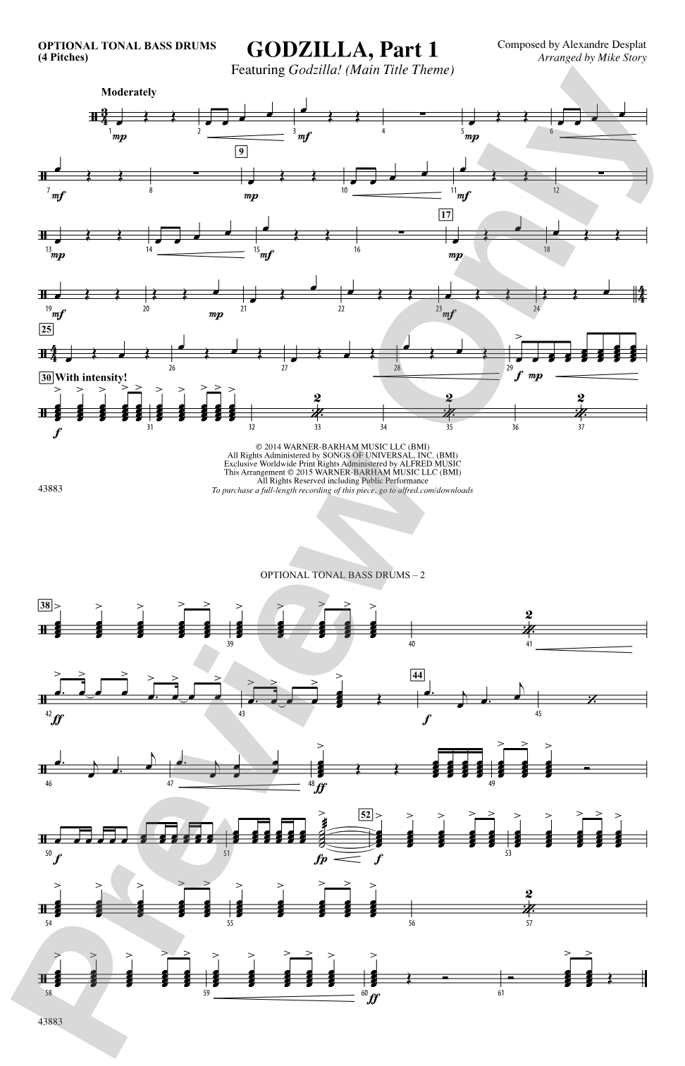 Godzilla, Part 1: Tonal Bass Drum
