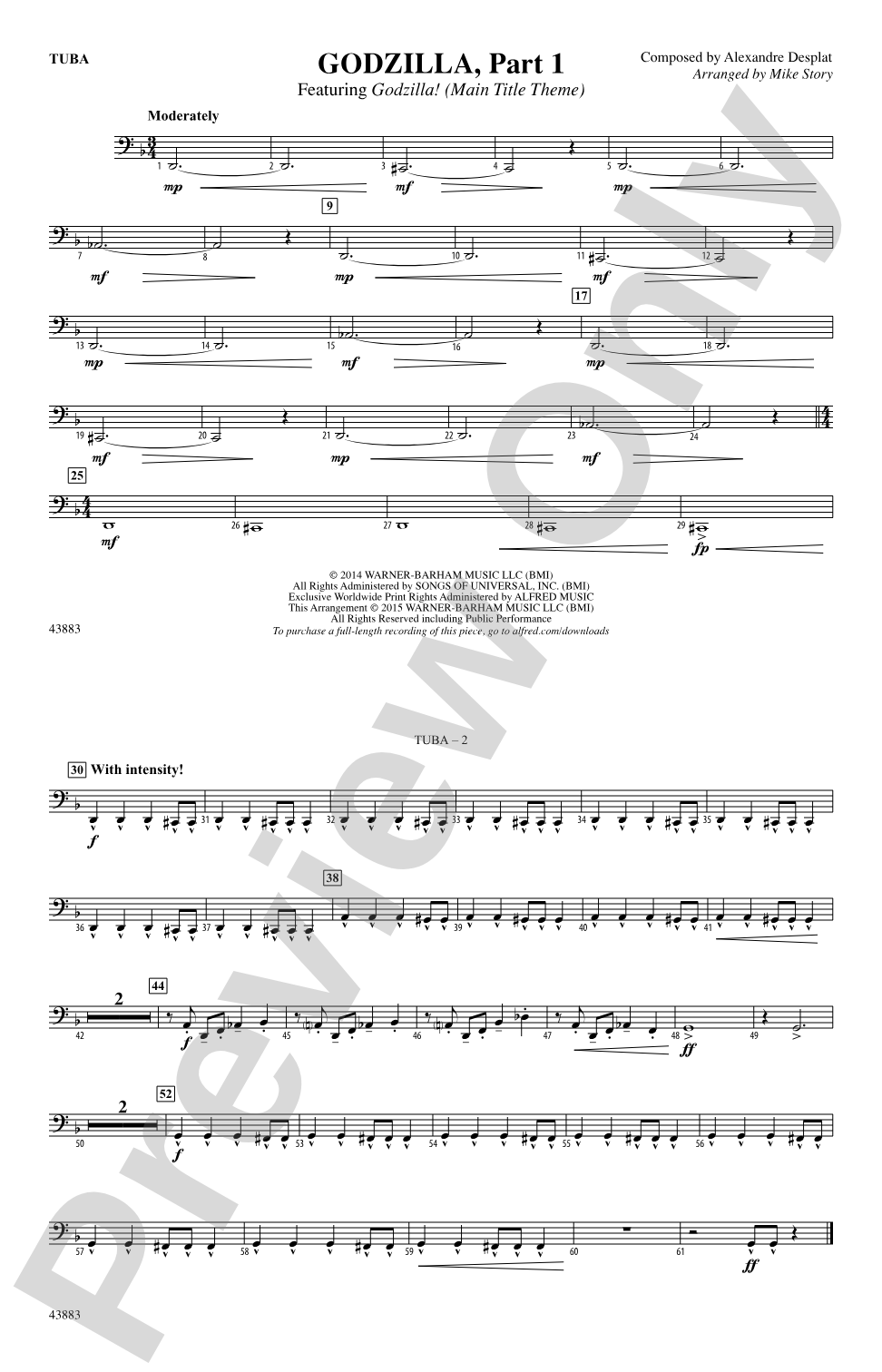 Godzilla, Part 1: Tuba