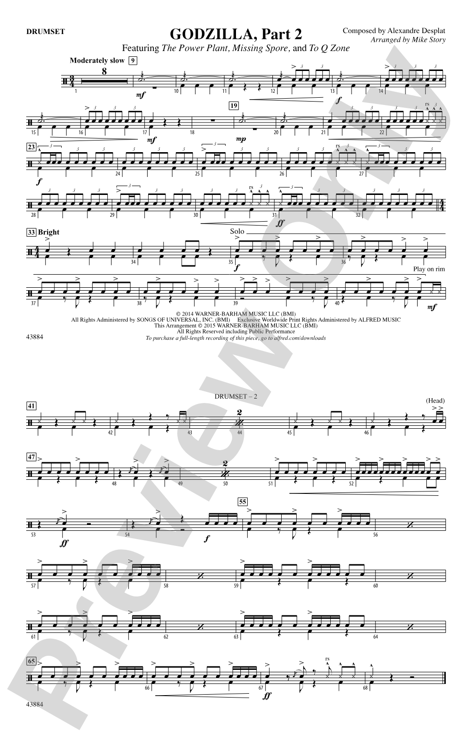 Godzilla, Part 2: Drums