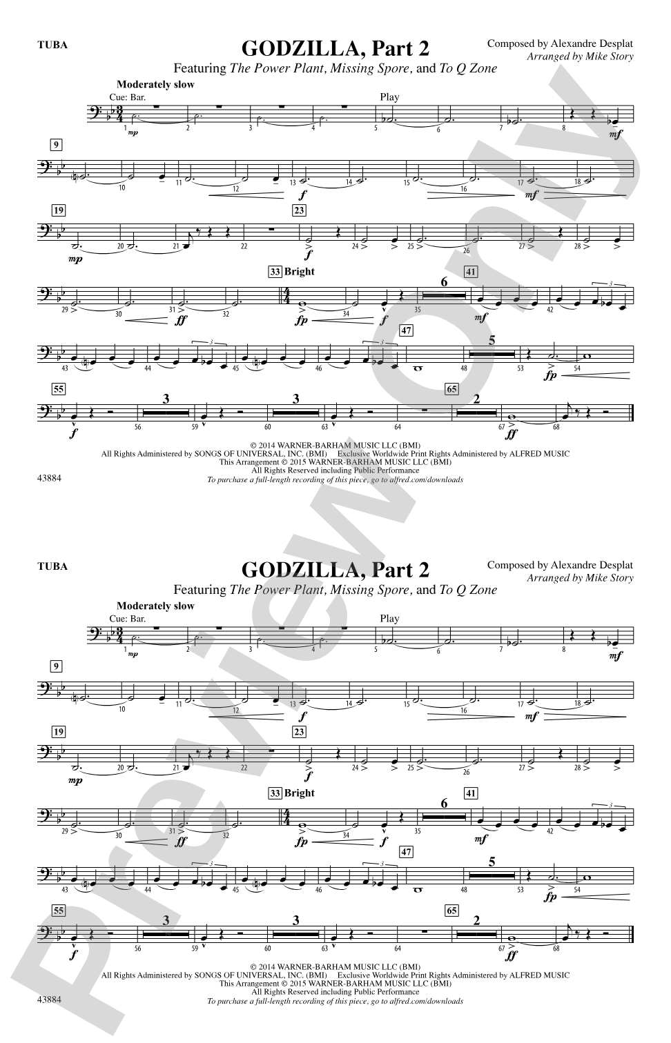 Godzilla, Part 2: Tuba