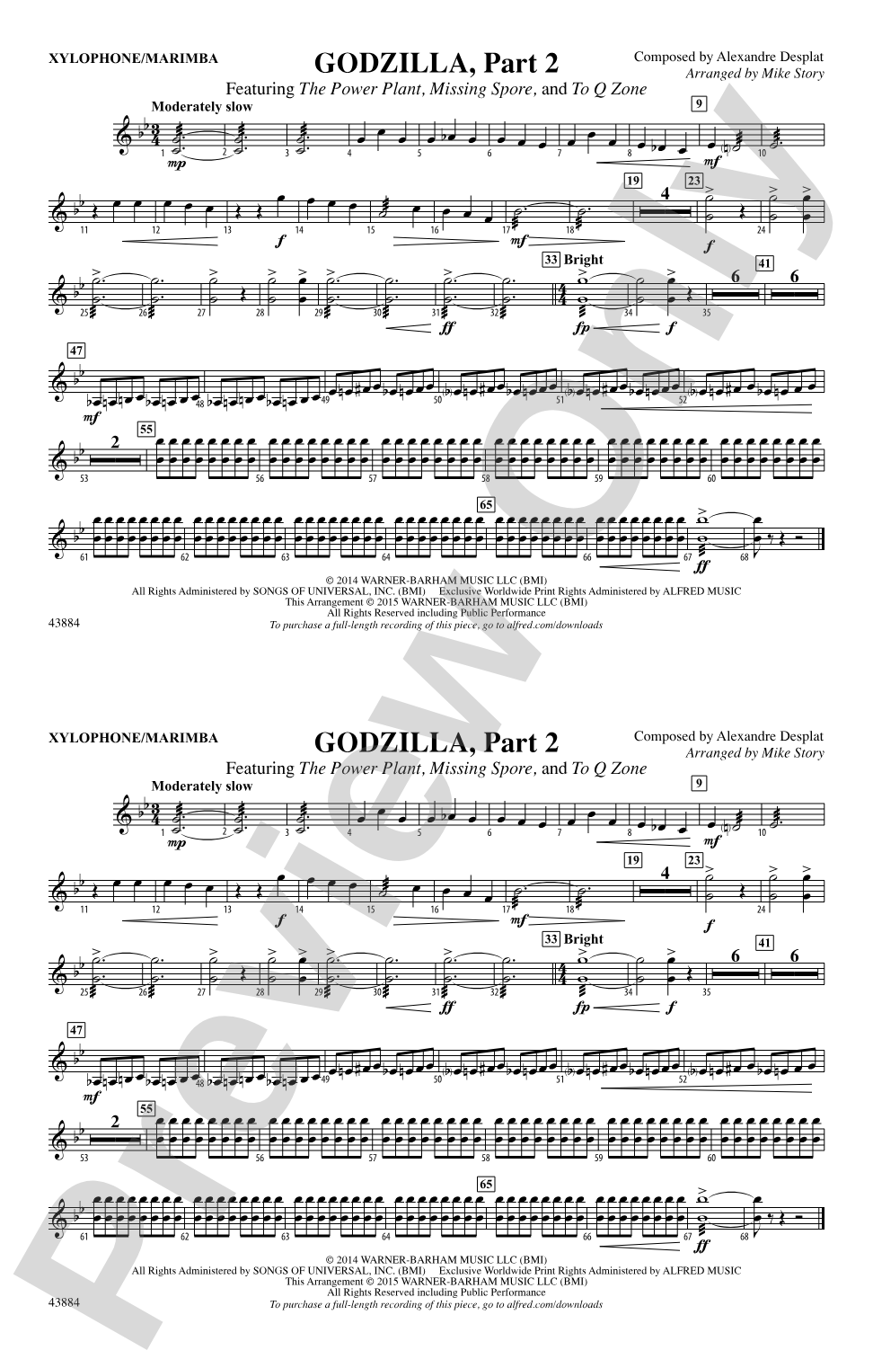 Godzilla, Part 2: Xylophone