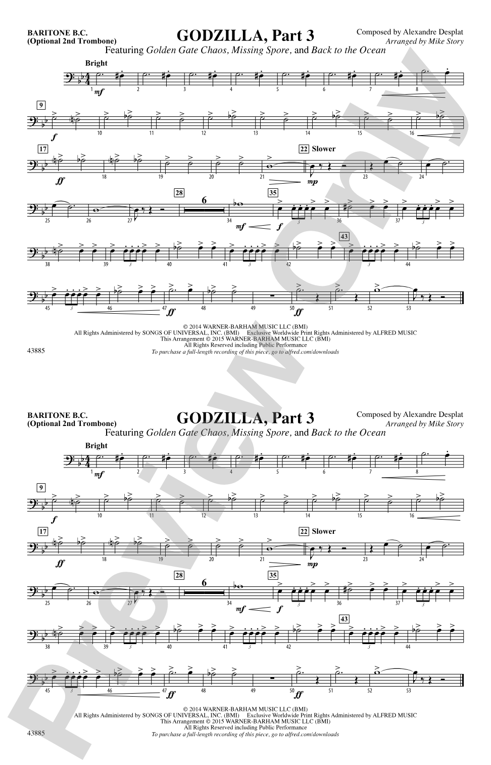 Godzilla, Part 3: Baritone B.C.