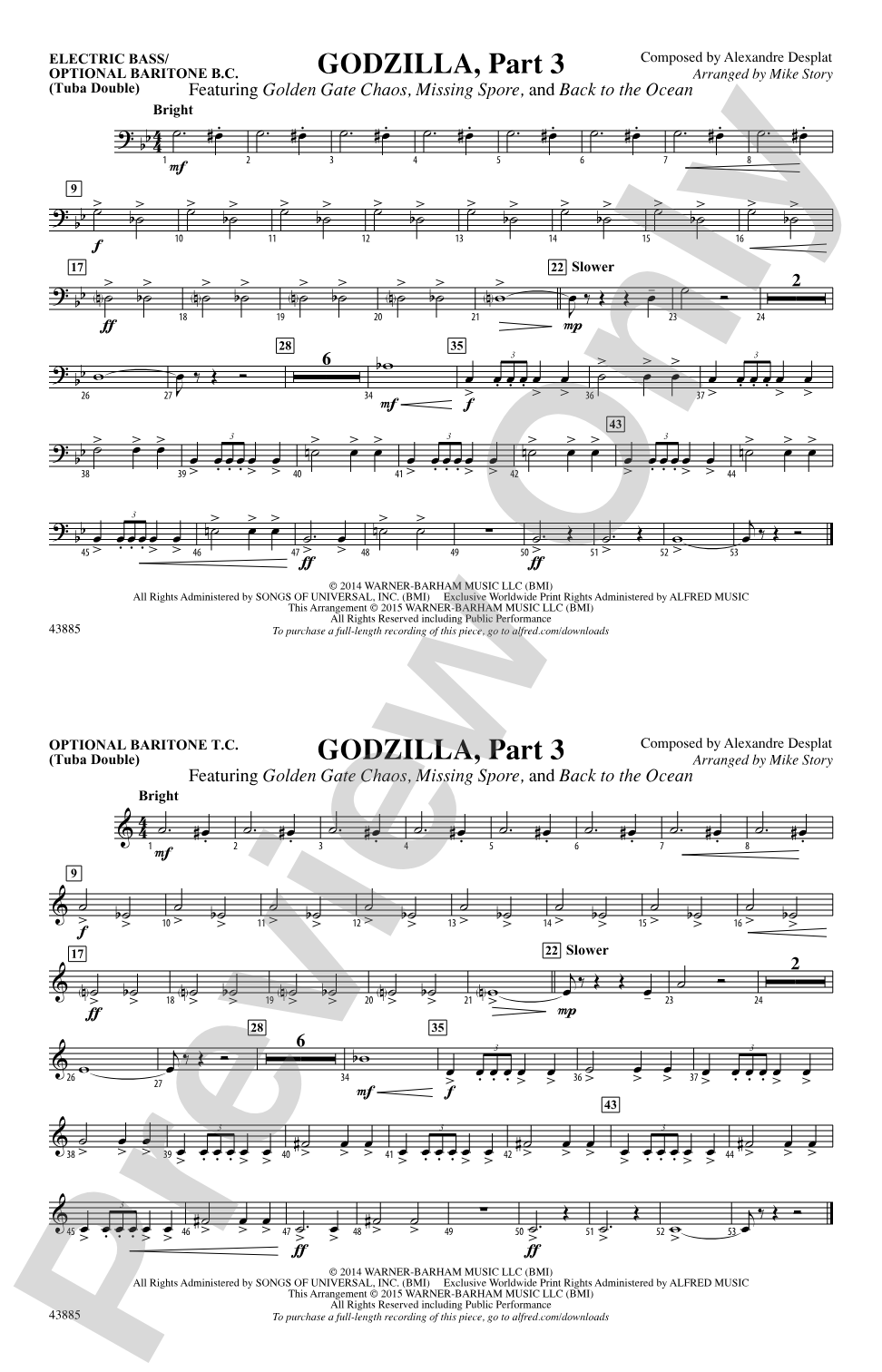 Godzilla, Part 3: Electric Bass