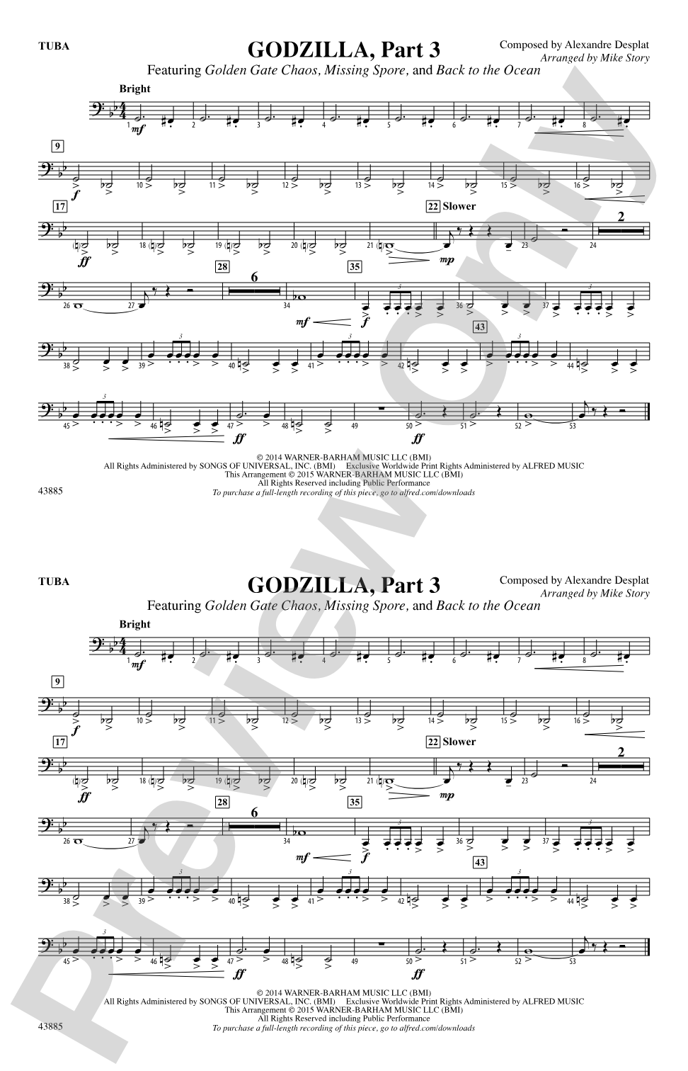 Godzilla, Part 3: Tuba