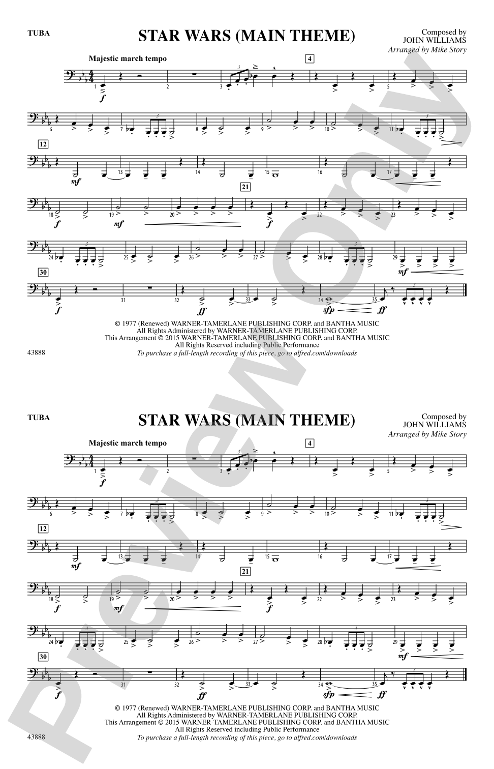 Star Wars (Main Theme): Tuba