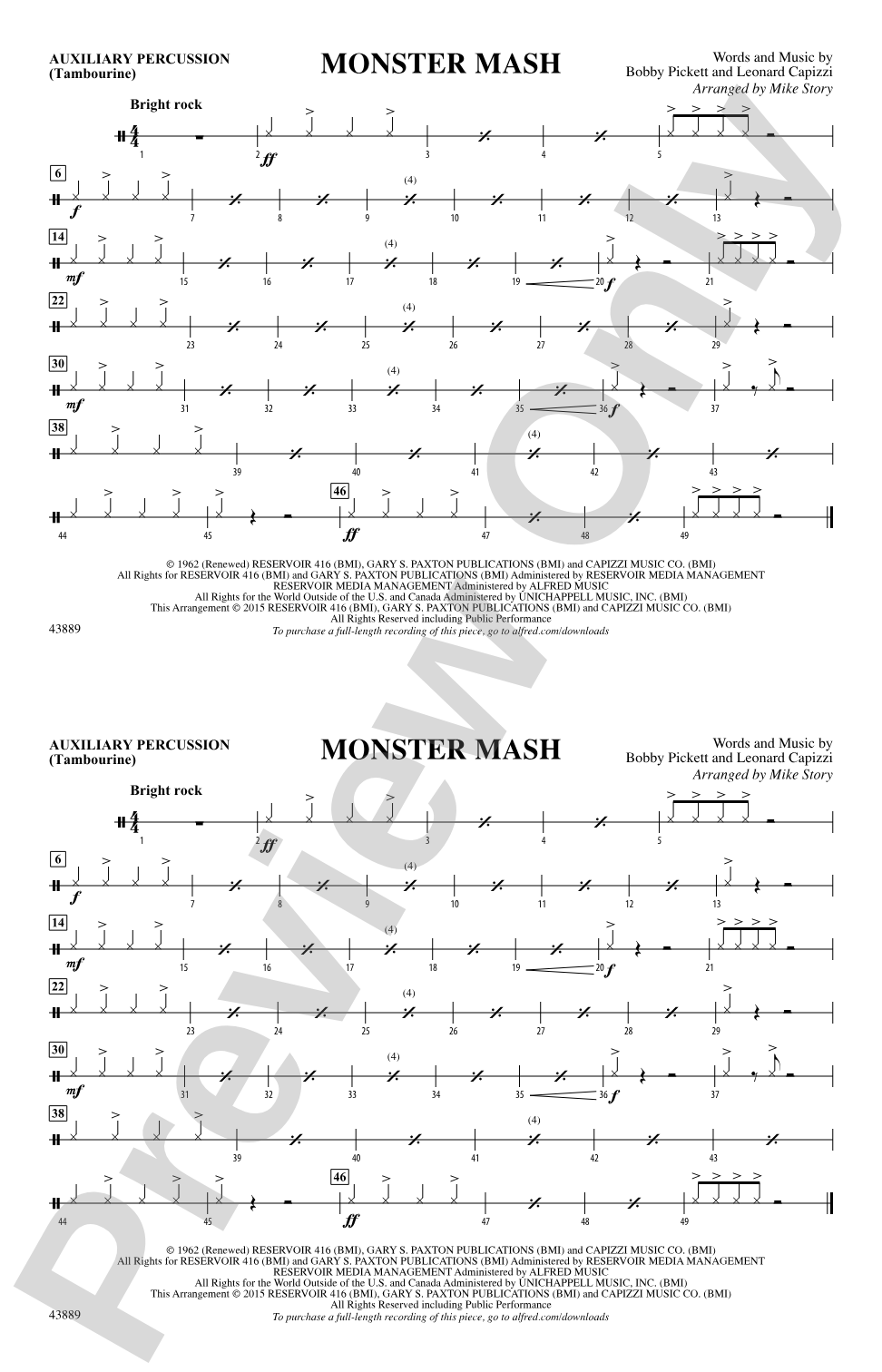 Monster Mash: Auxiliary Percussion