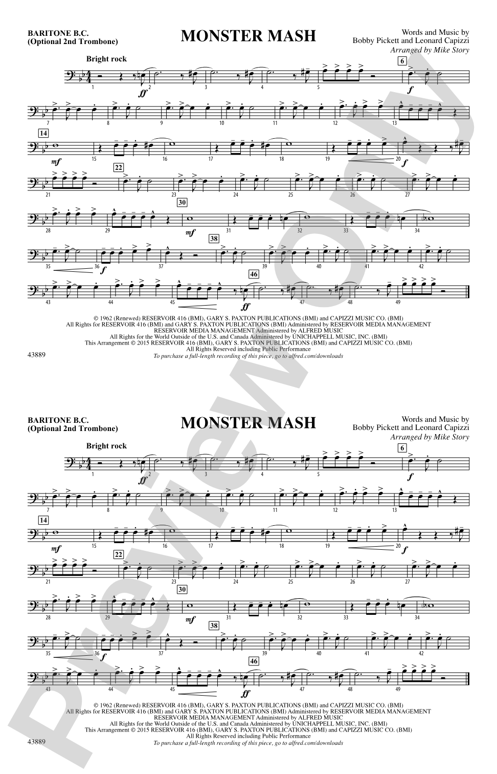 Monster Mash: Baritone B.C.