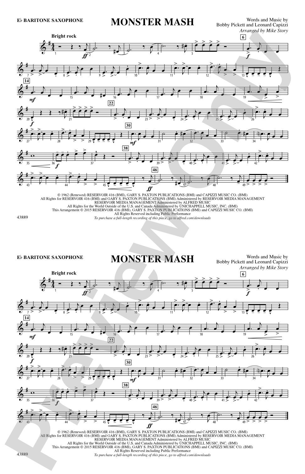 Monster Mash: E-flat Baritone Saxophone