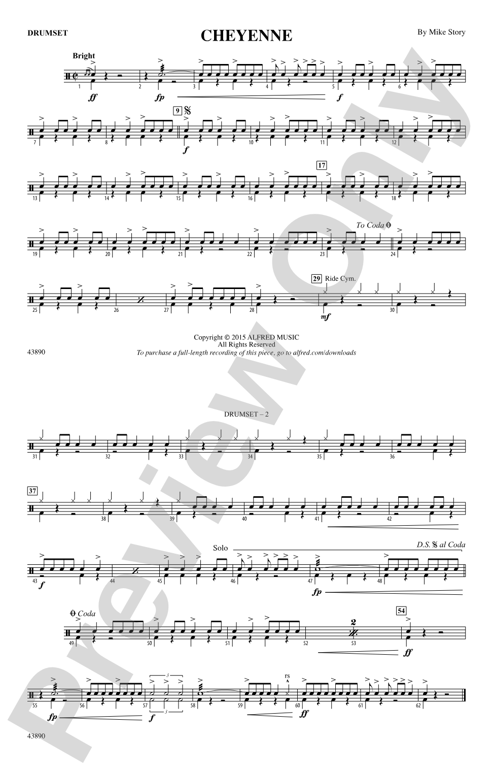 Cheyenne: Drums