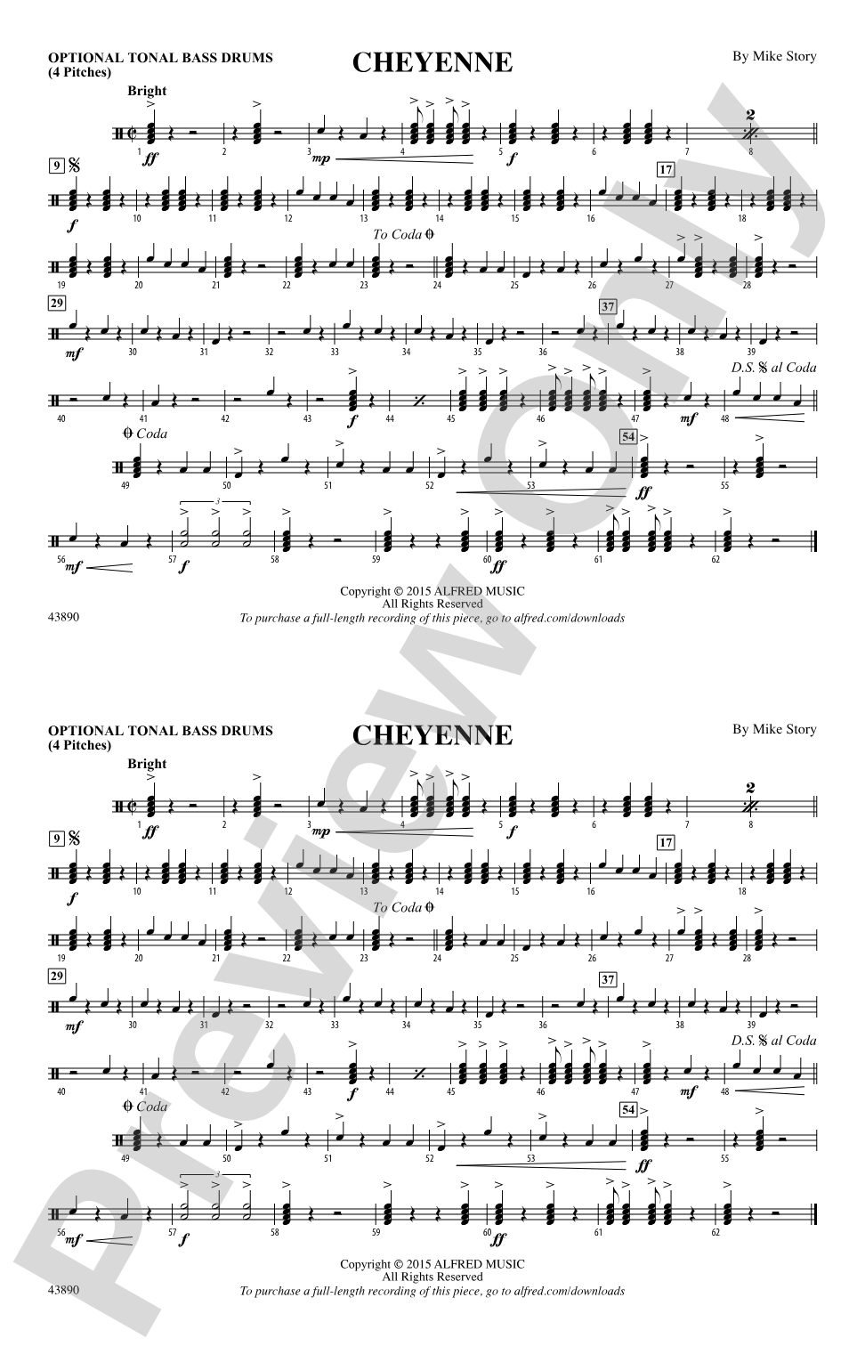 Cheyenne: Tonal Bass Drum