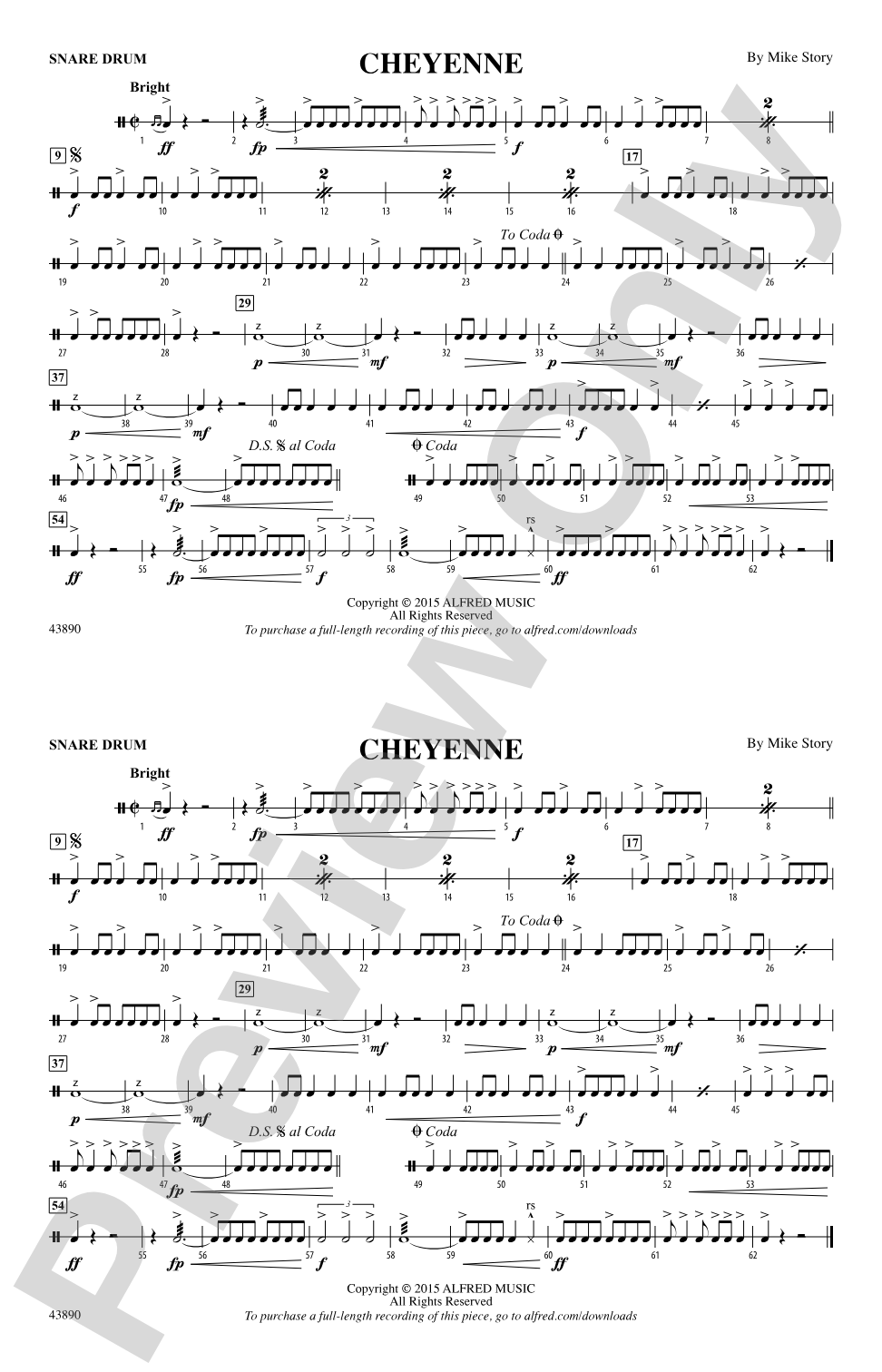 Cheyenne: Snare Drum