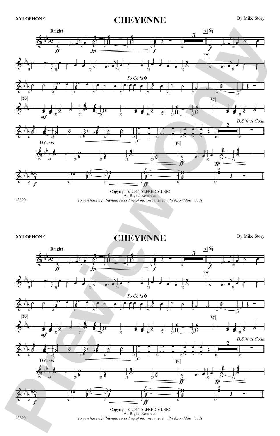 Cheyenne: Xylophone