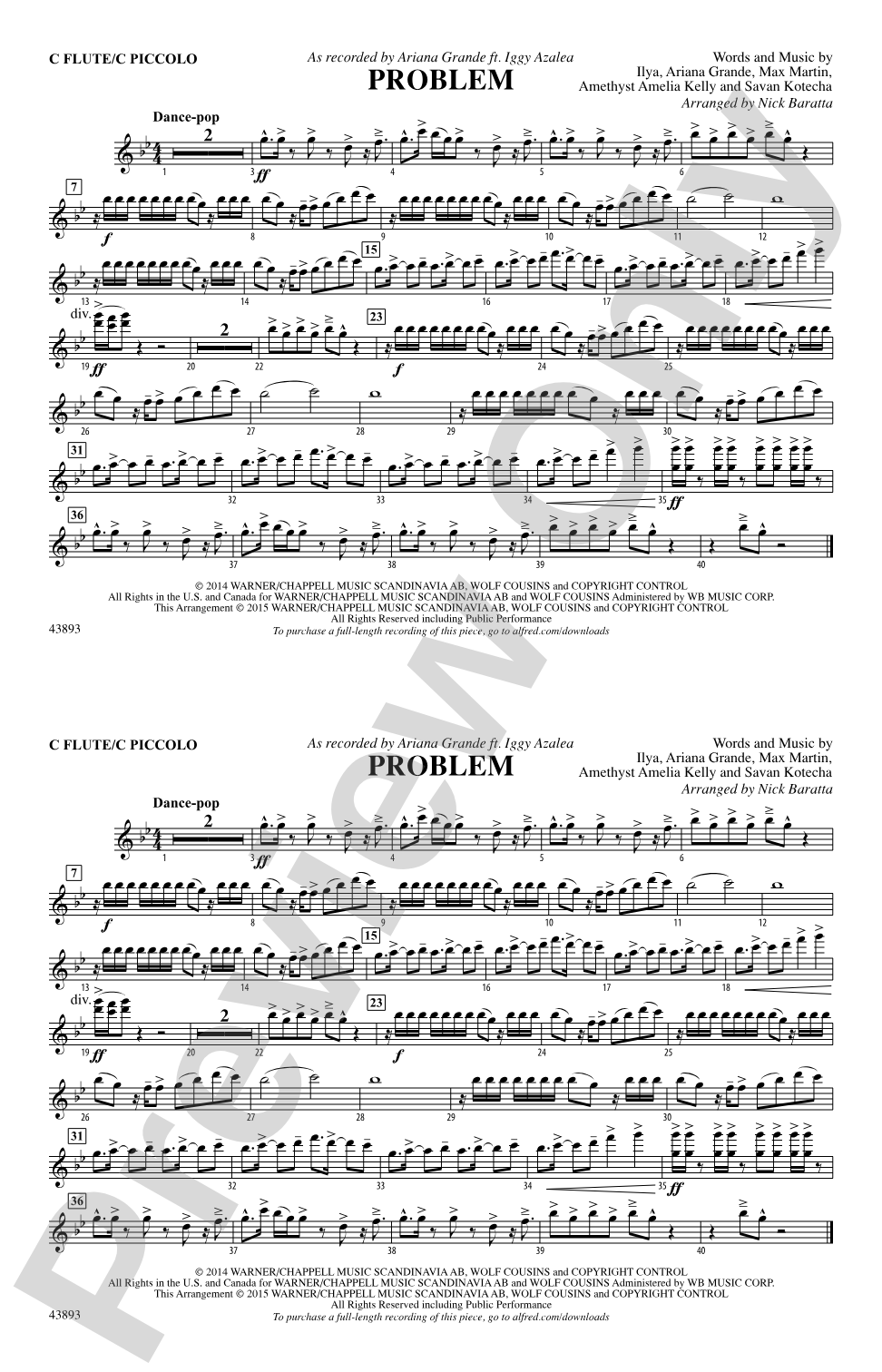 Problem: Flute