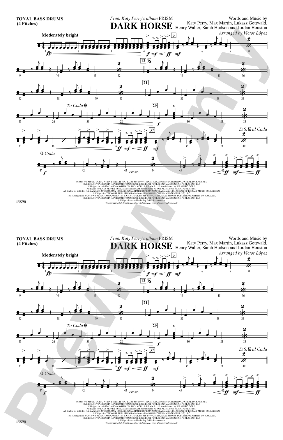 Dark Horse: Tonal Bass Drum