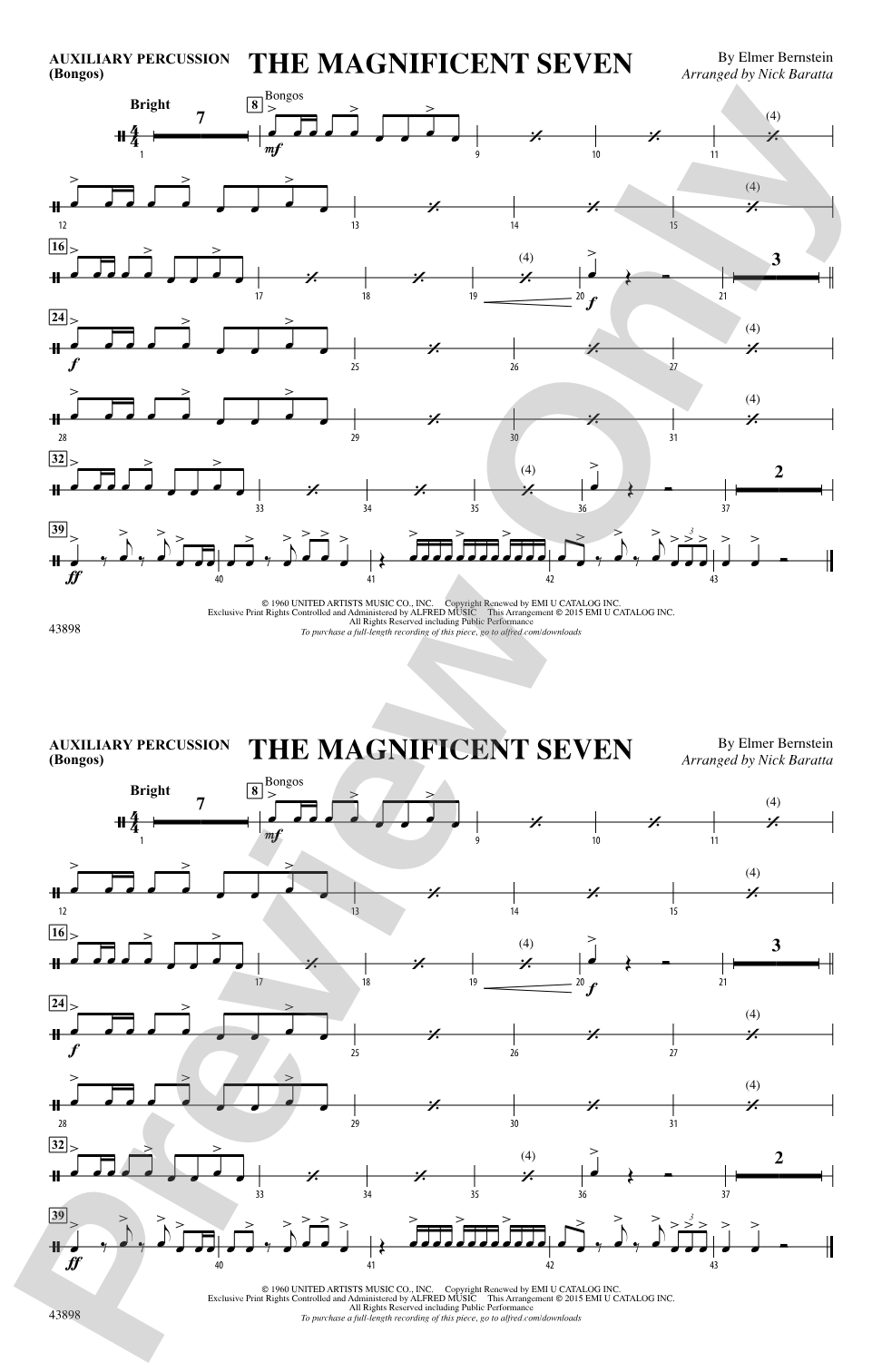 The Magnificent Seven: Auxiliary Percussion