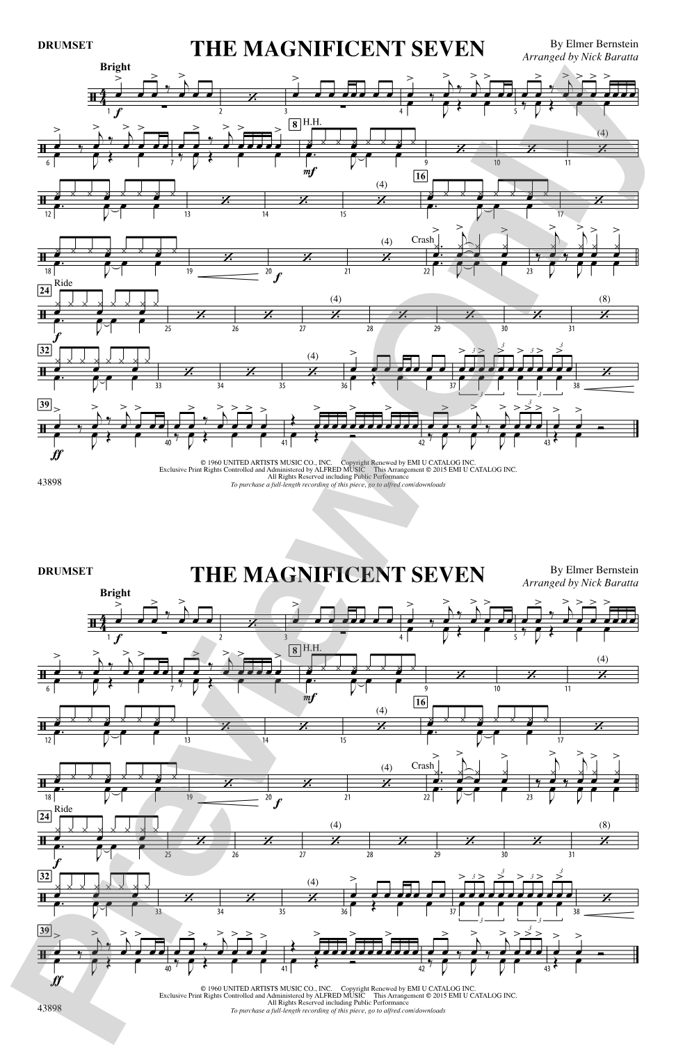 The Magnificent Seven: Drums