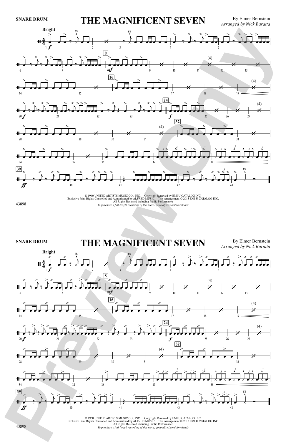 The Magnificent Seven: Snare Drum