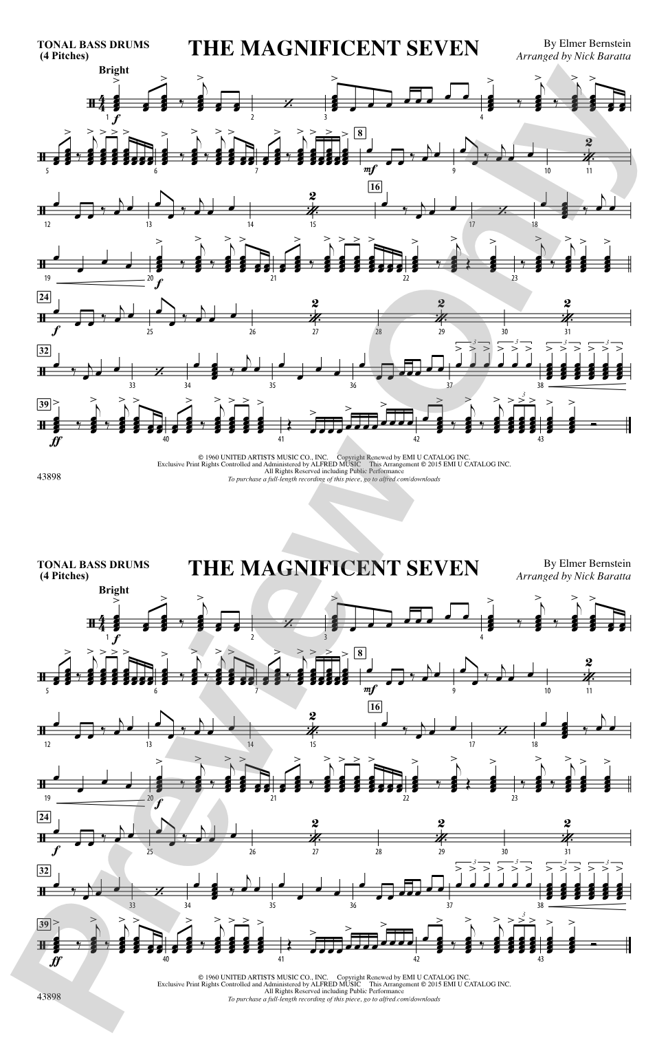 The Magnificent Seven: Tonal Bass Drum
