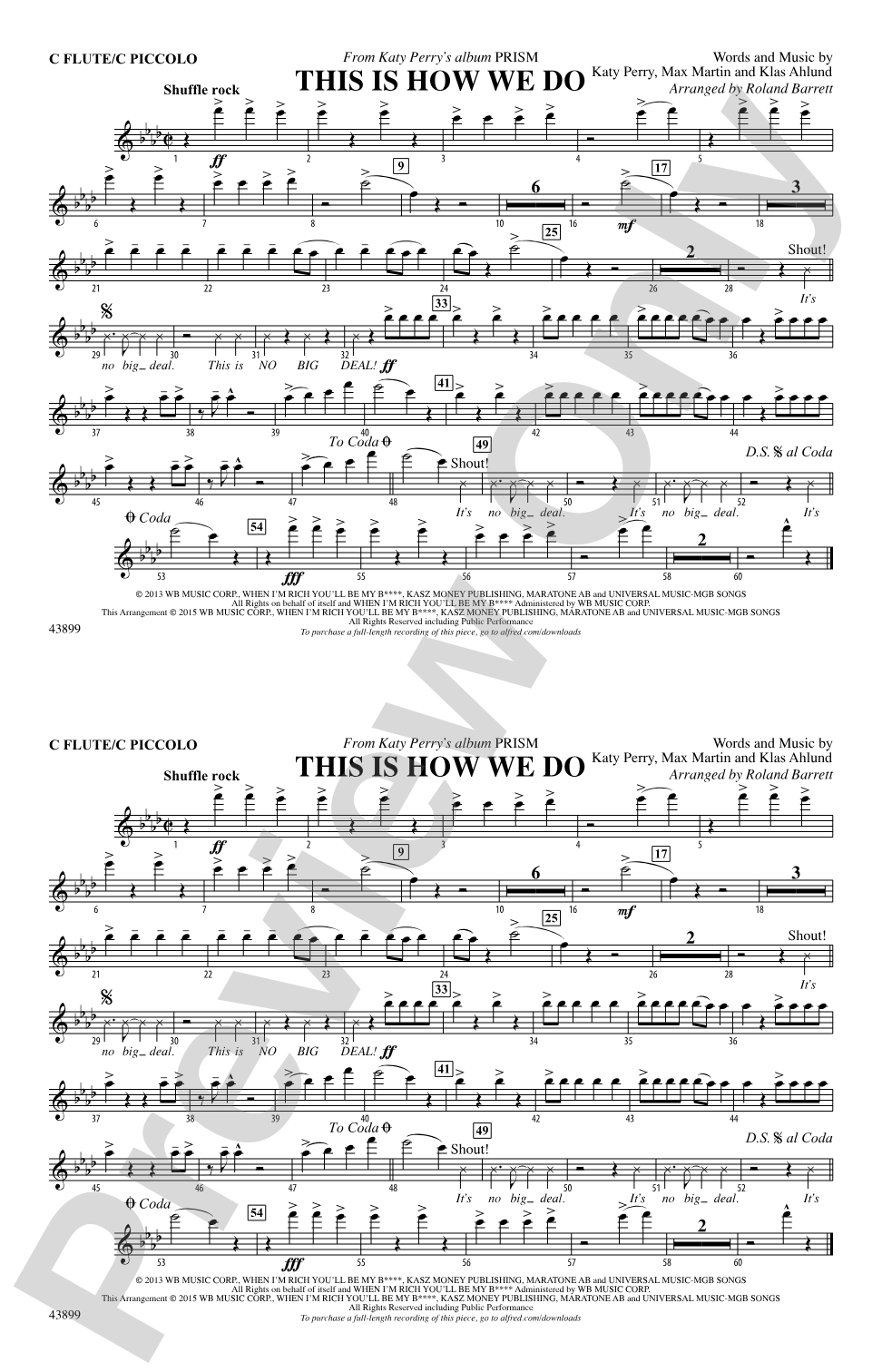 This Is How We Do: Flute