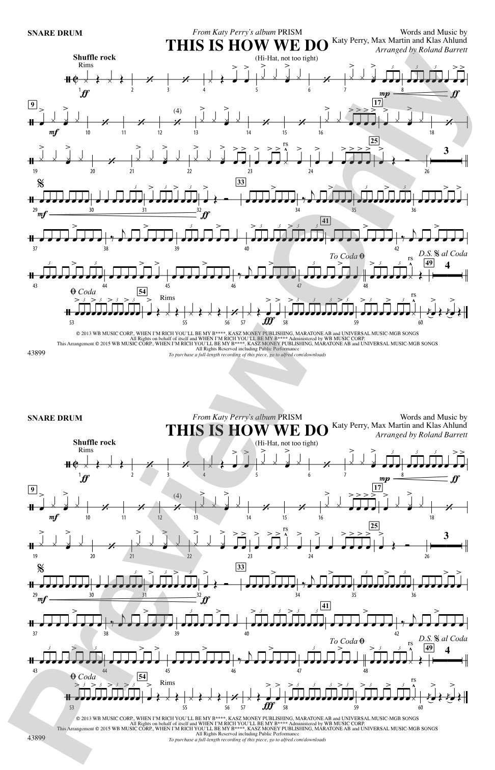 This Is How We Do: Snare Drum