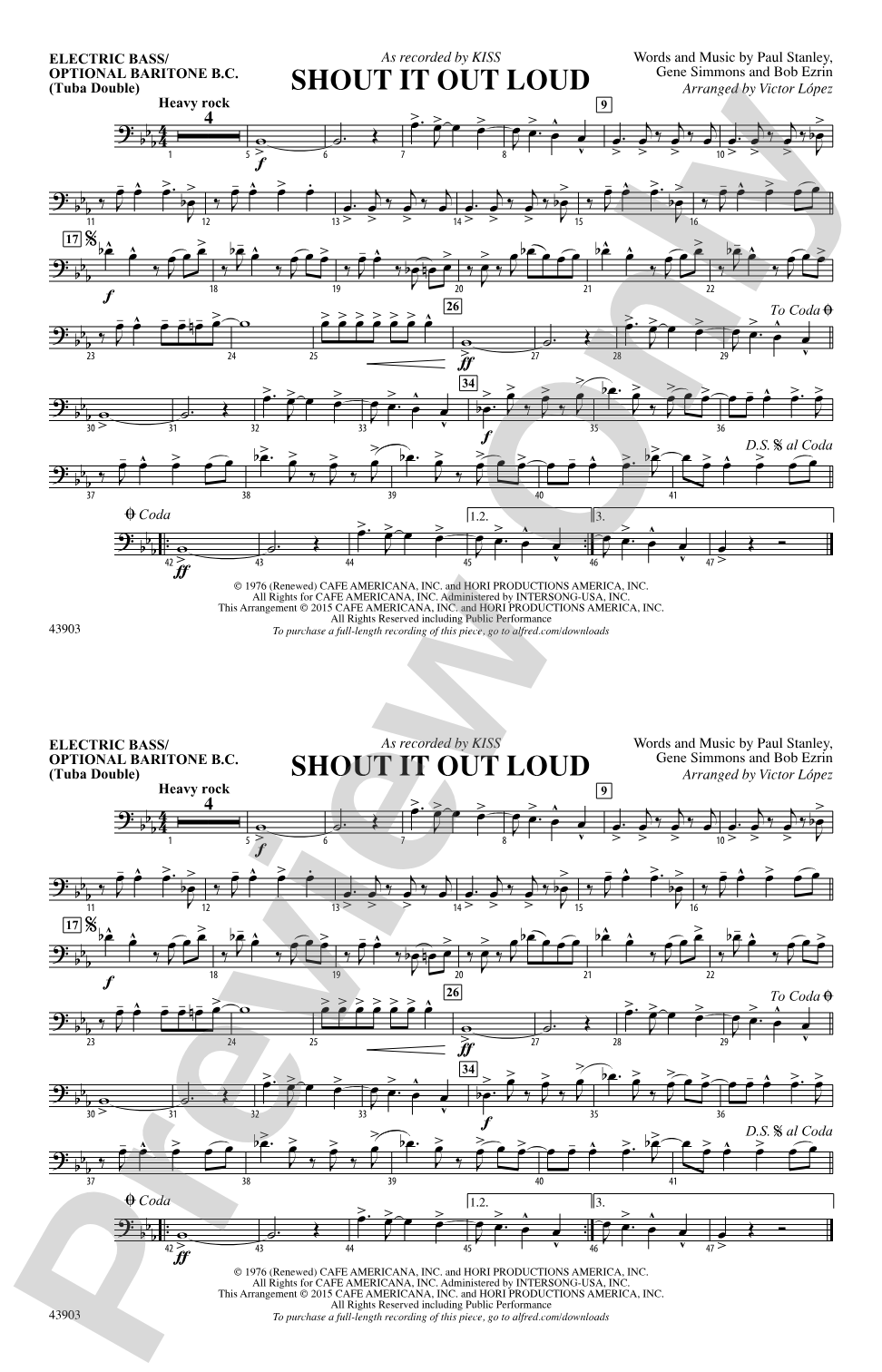 Shout It Out Loud: Electric Bass