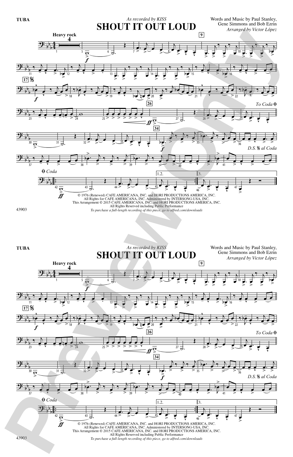 Shout It Out Loud: Tuba