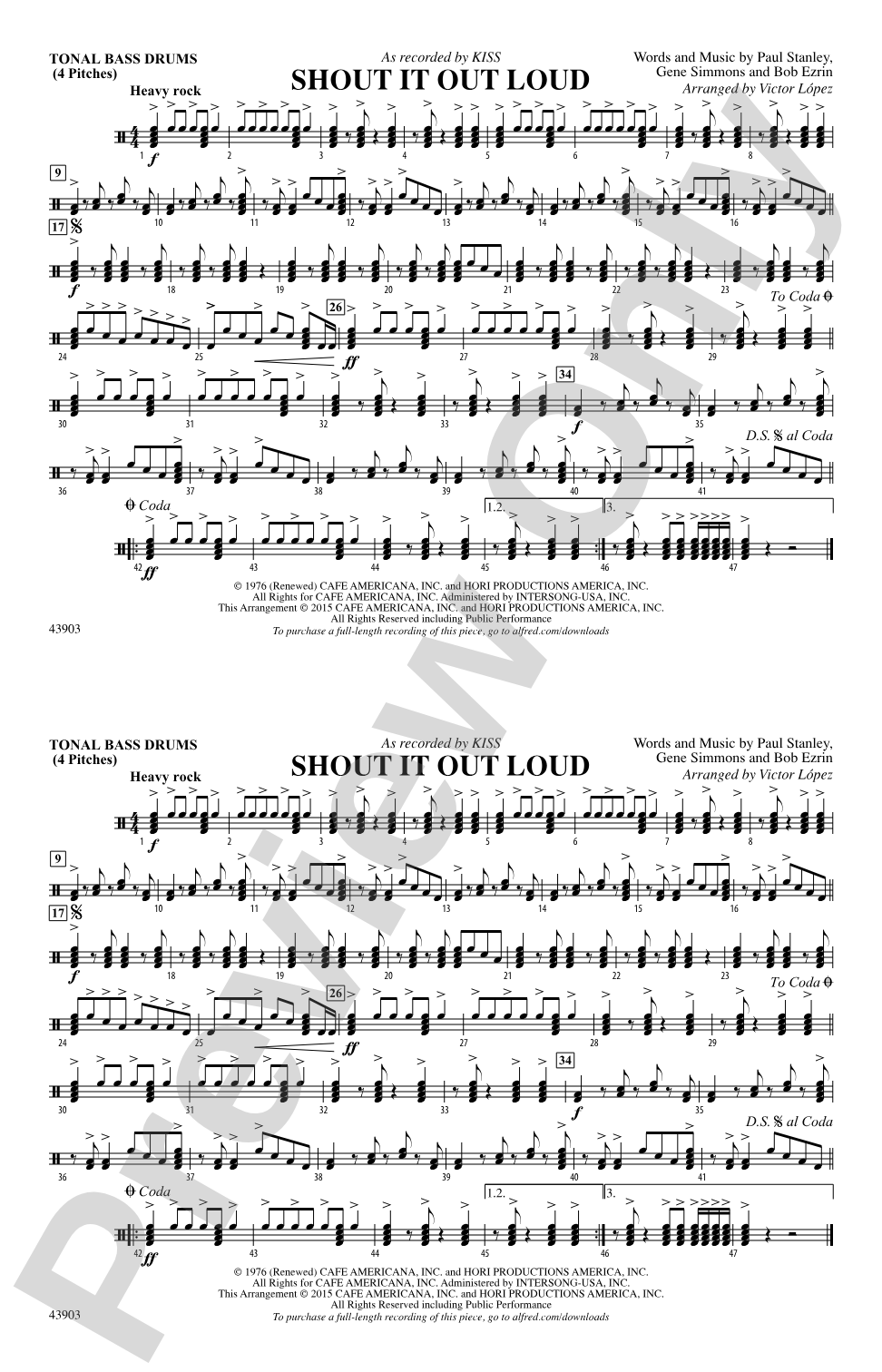 Shout It Out Loud: Tonal Bass Drum