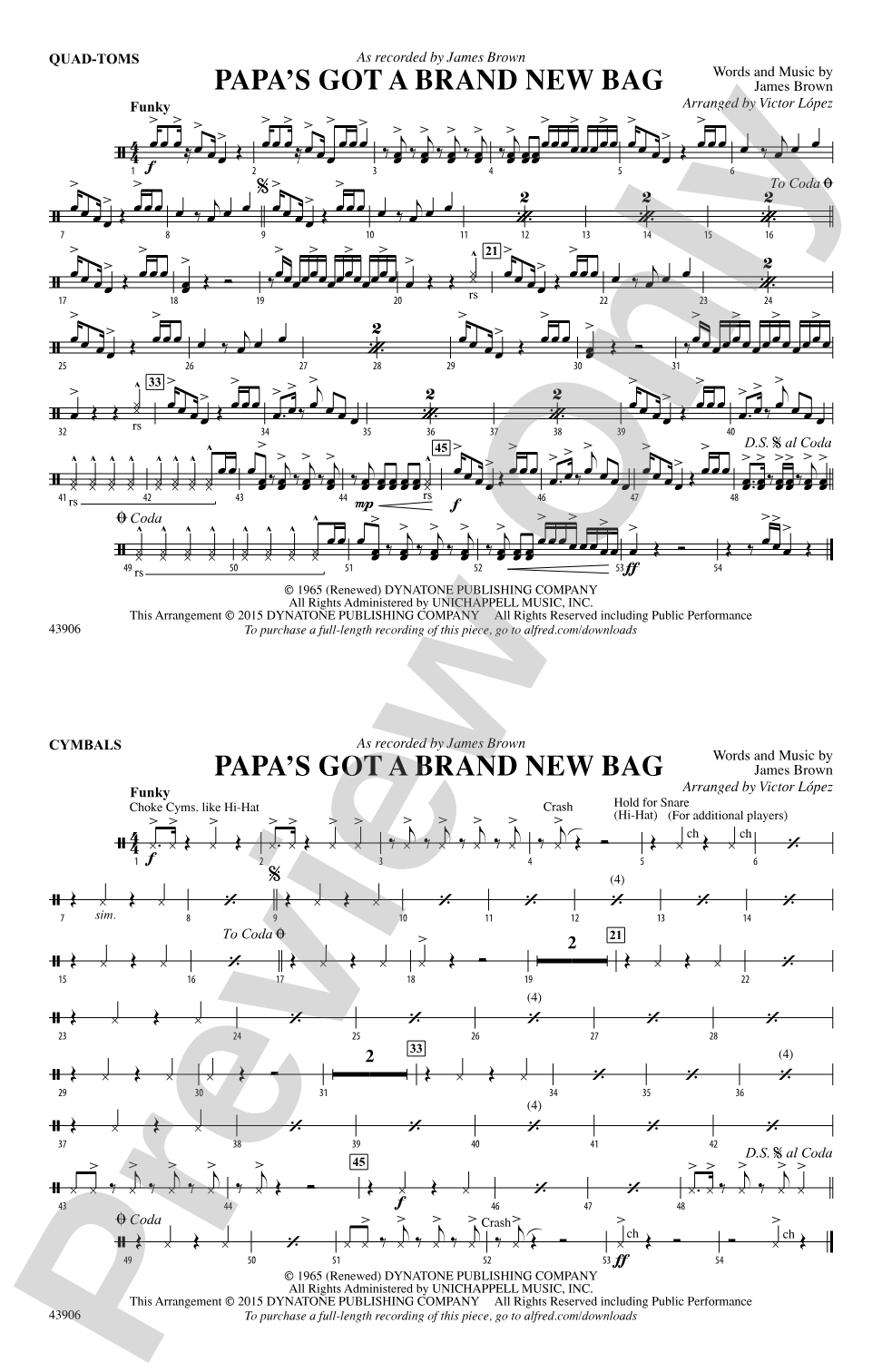 Papa's Got a Brand New Bag: Quad-Toms