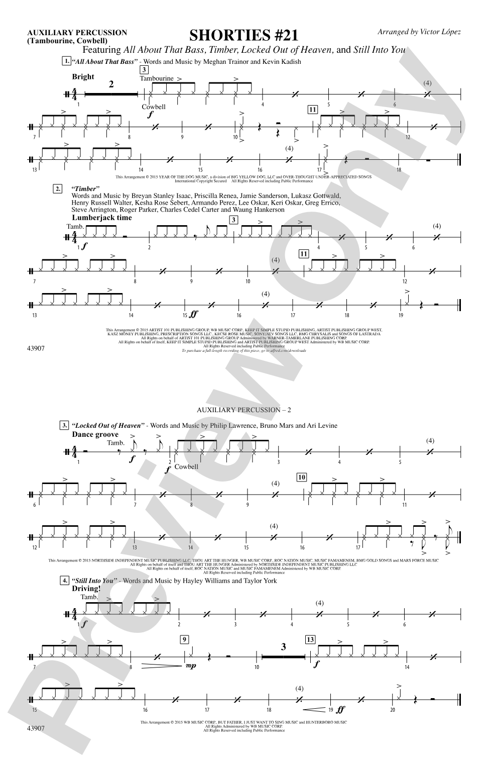 Shorties #21: Auxiliary Percussion